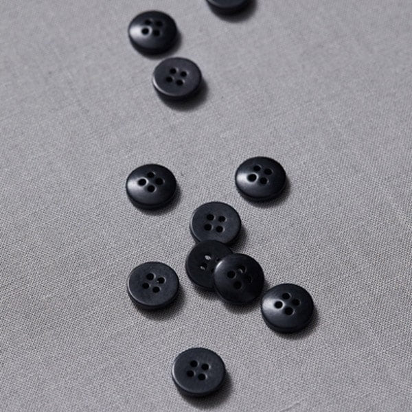 MeetMilk - Corozo knoop 11mm dark navy