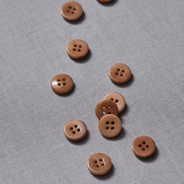 MeetMilk - Corozo knoop 11mm mustard