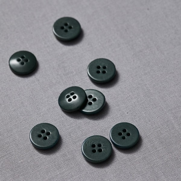MeetMilk - Corozo knoop 15mm deep green