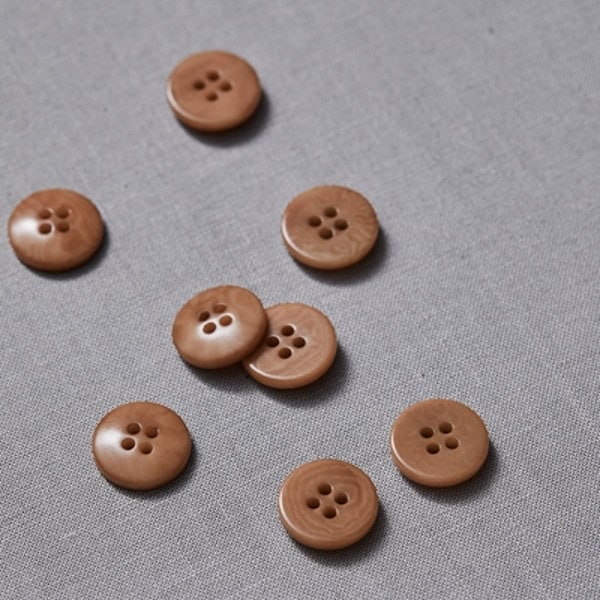 MeetMilk - Corozo knoop 15mm mustard