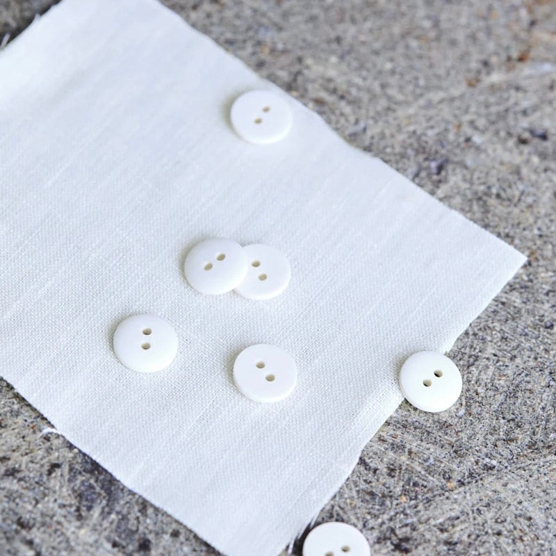 Mind the Maker - Curb cotton knoop 11mm creamy white