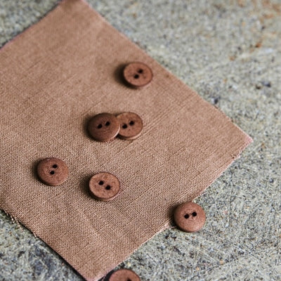 Mind the Maker - Curb cotton knoop 11mm old rose