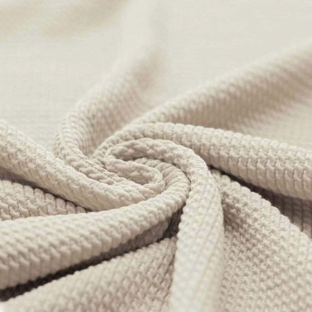 Mini kabel jersey licht beige
