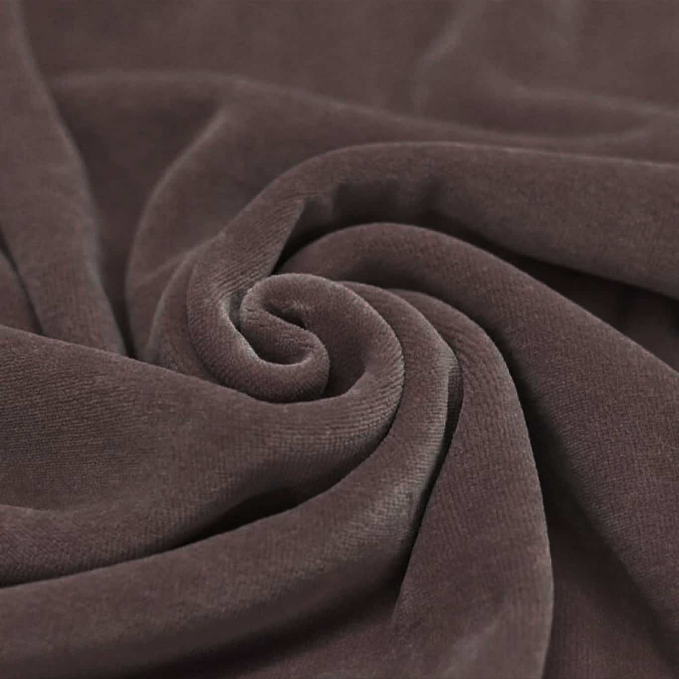 Nicky velours donker mauve