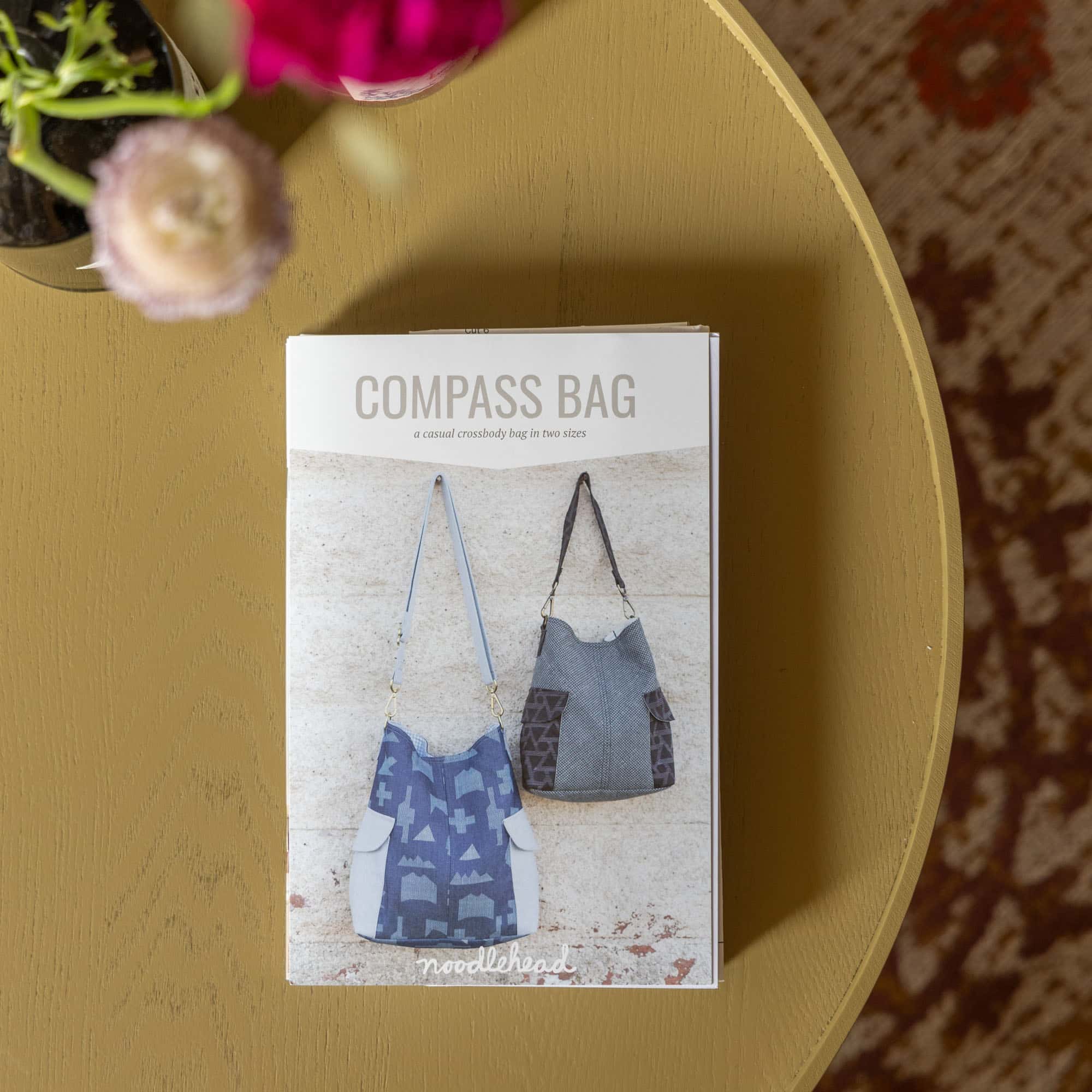 Noodlehead - Compass bag papieren patroon