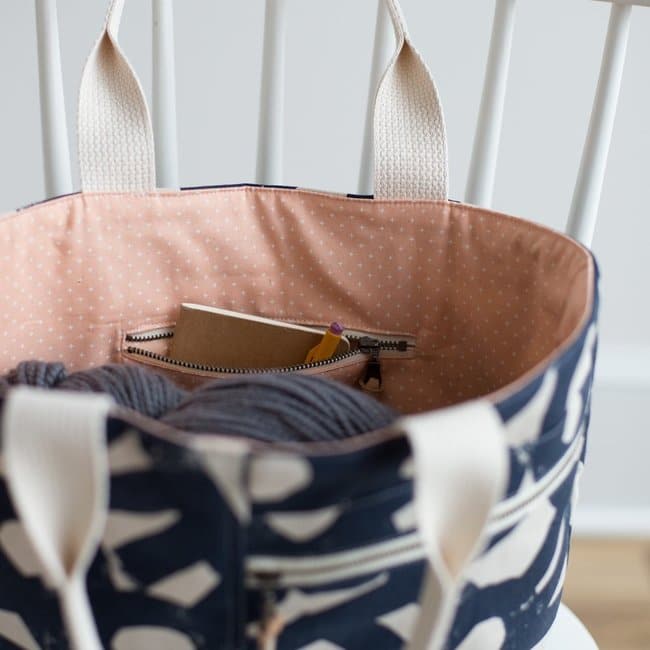 Noodlehead - Crescent tote papieren patroon