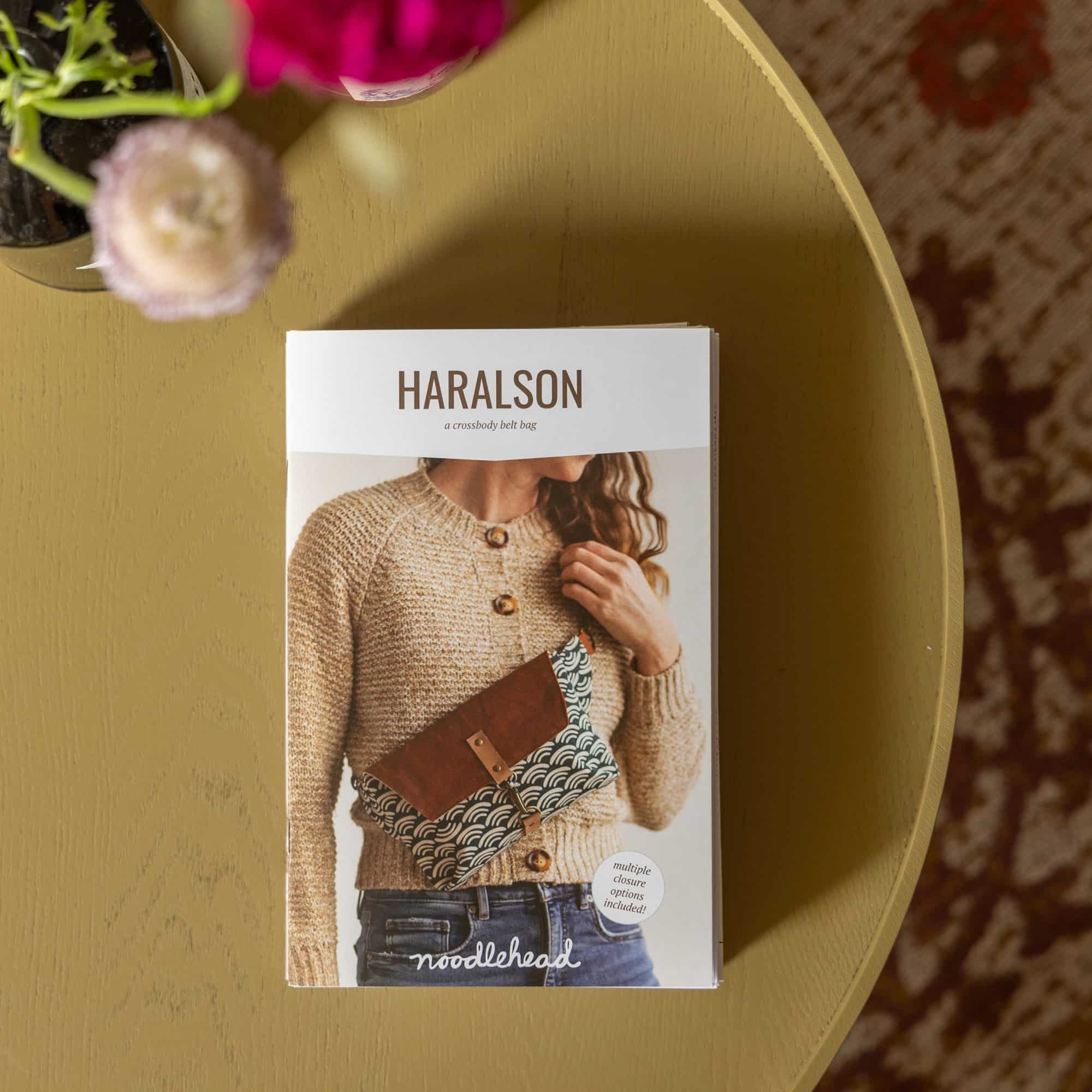 Noodlehead - Haralson belt bag papieren patroon