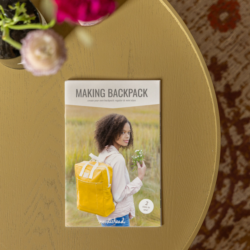 Noodlehead - Making backpack papieren patroon