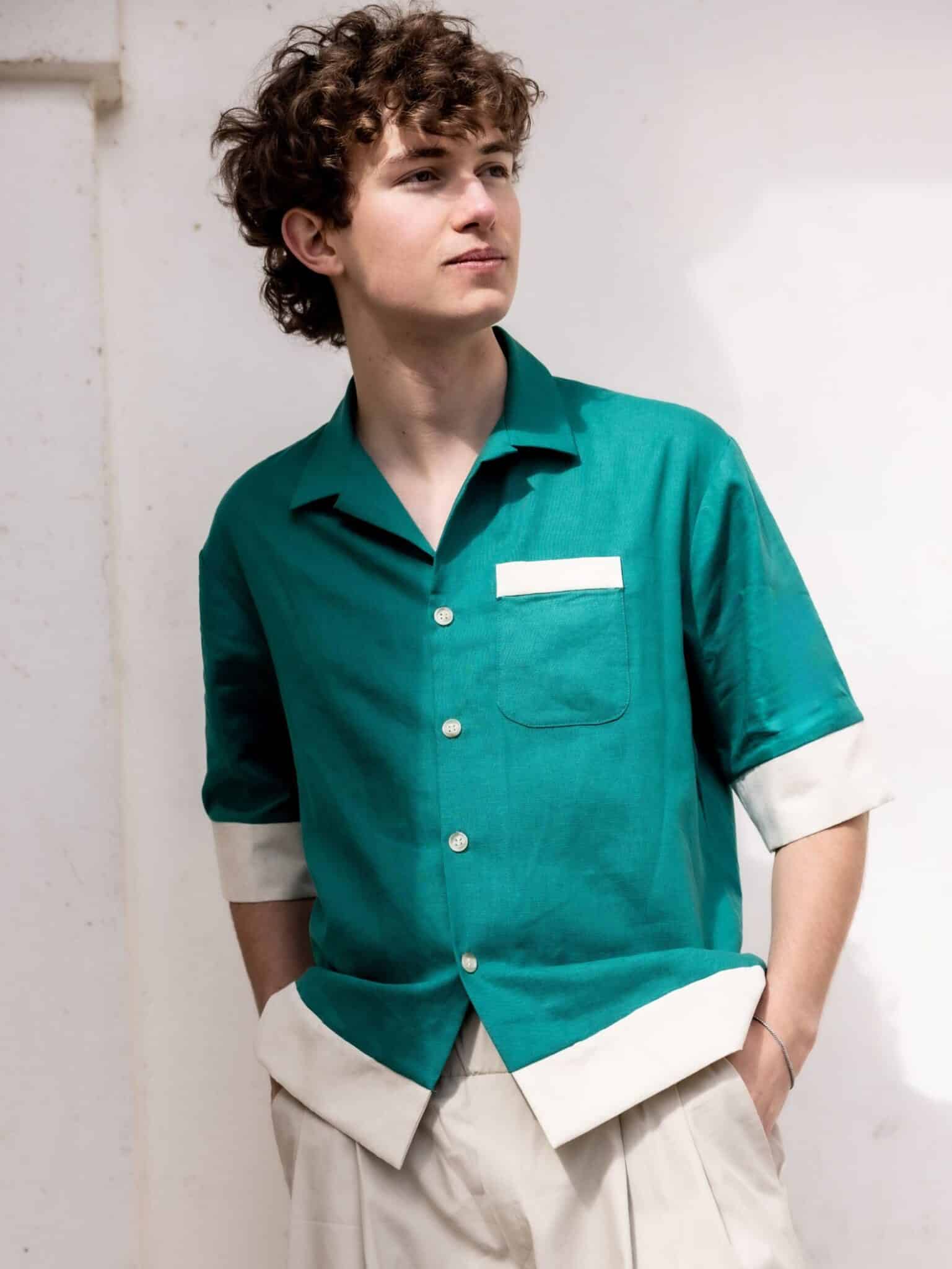 Notches - Cuba shirt heren (papieren patroon)
