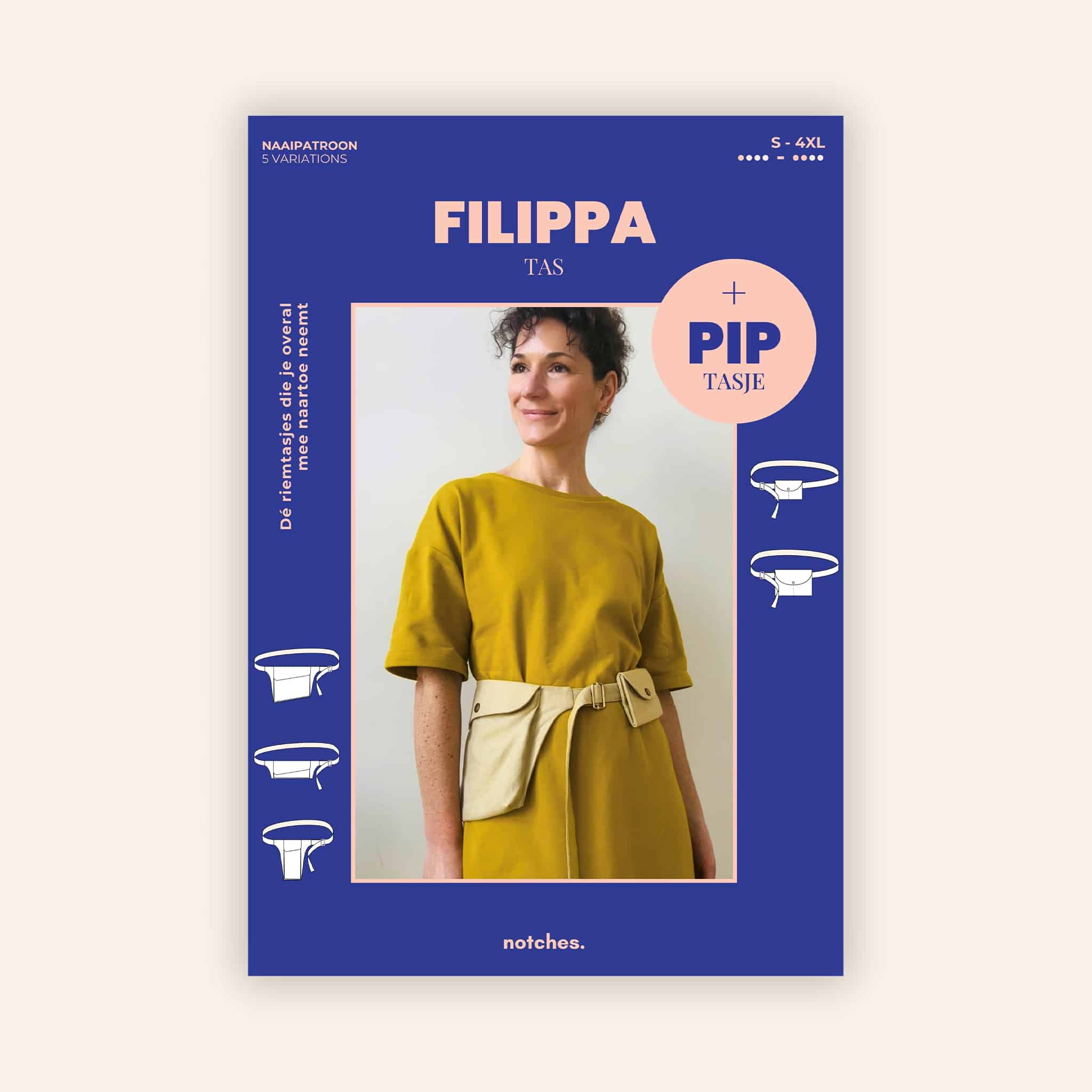 Notches - Flippa tas (papieren patroon)