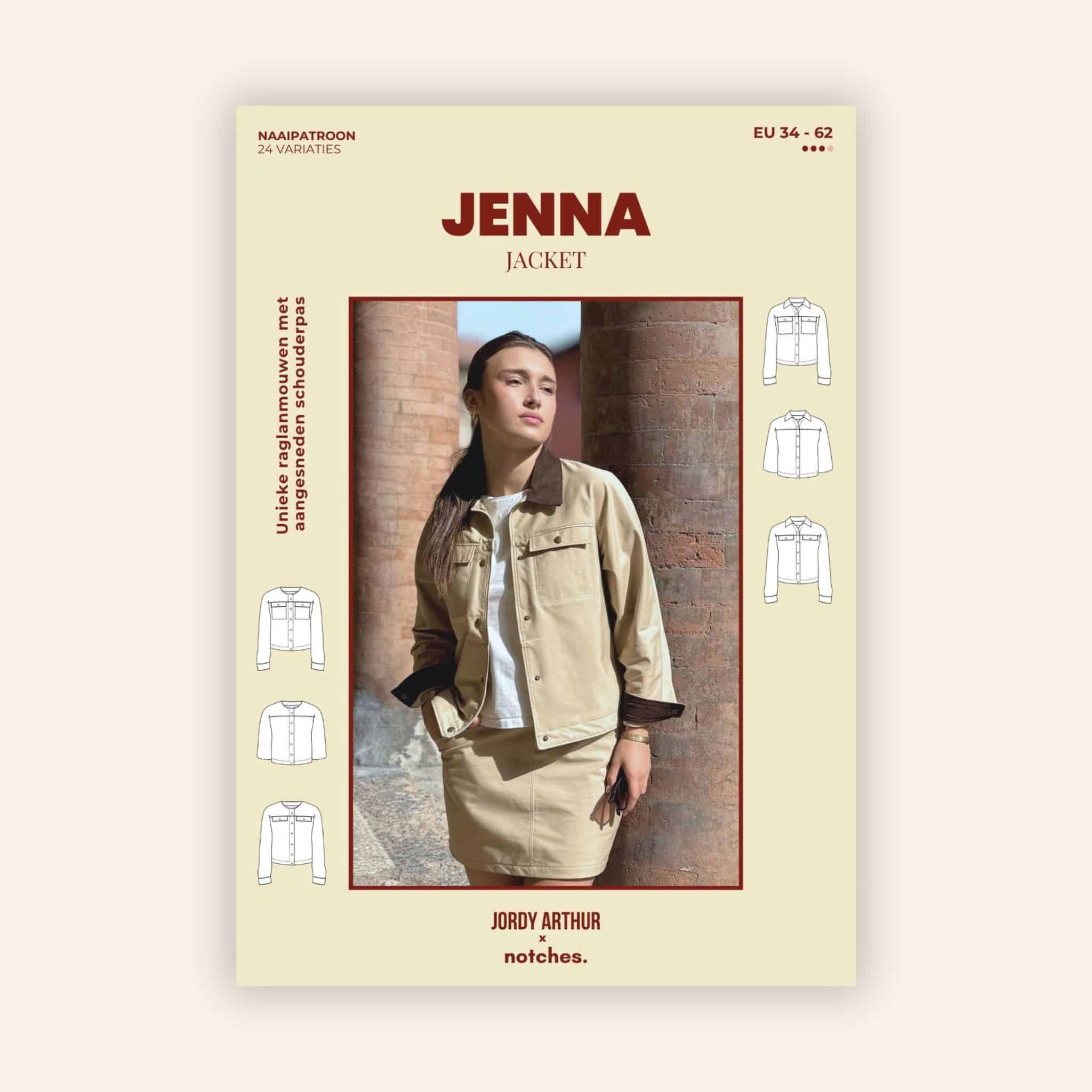 Notches - Jenna jacket (papieren patroon)