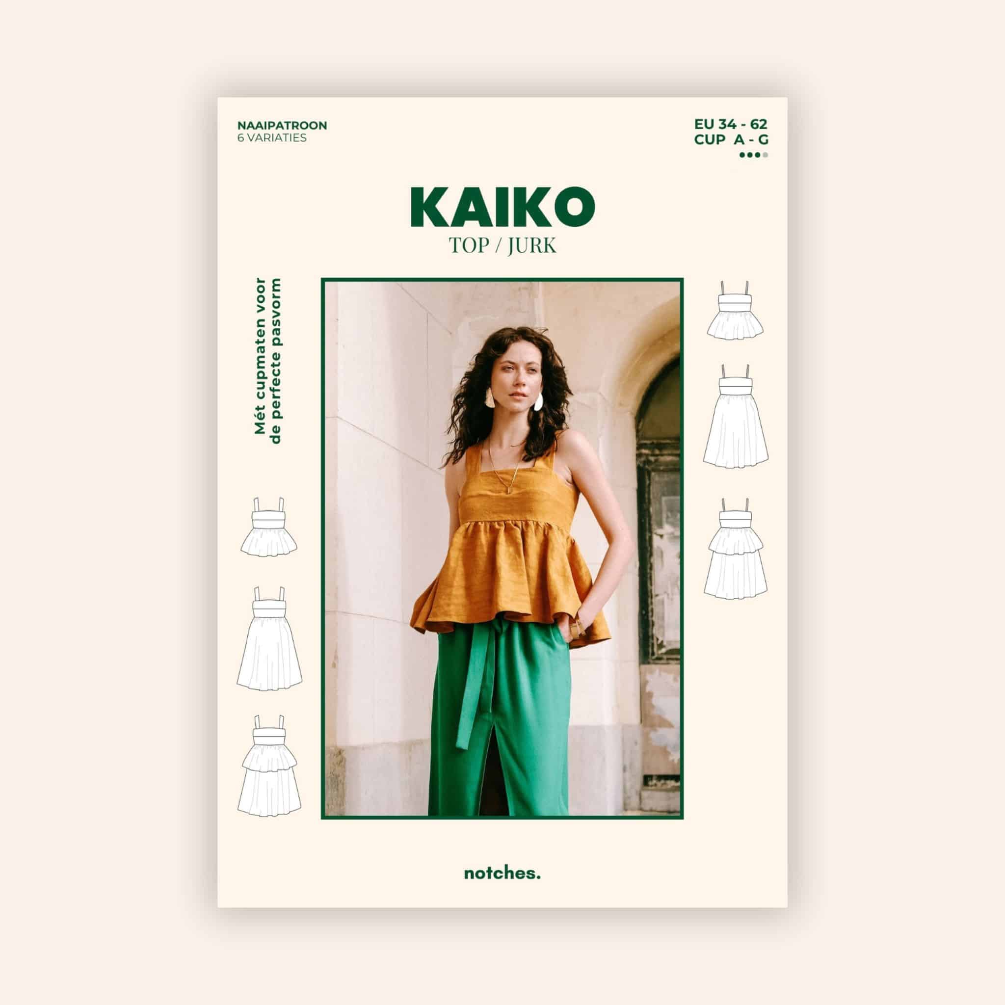 Notches - Kaiko top &amp; jurk (papieren patroon)