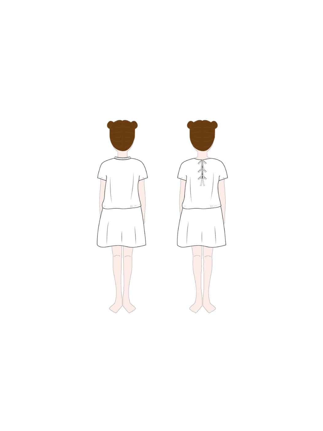 Notches - Willy top &amp; jurk kids (papieren patroon)