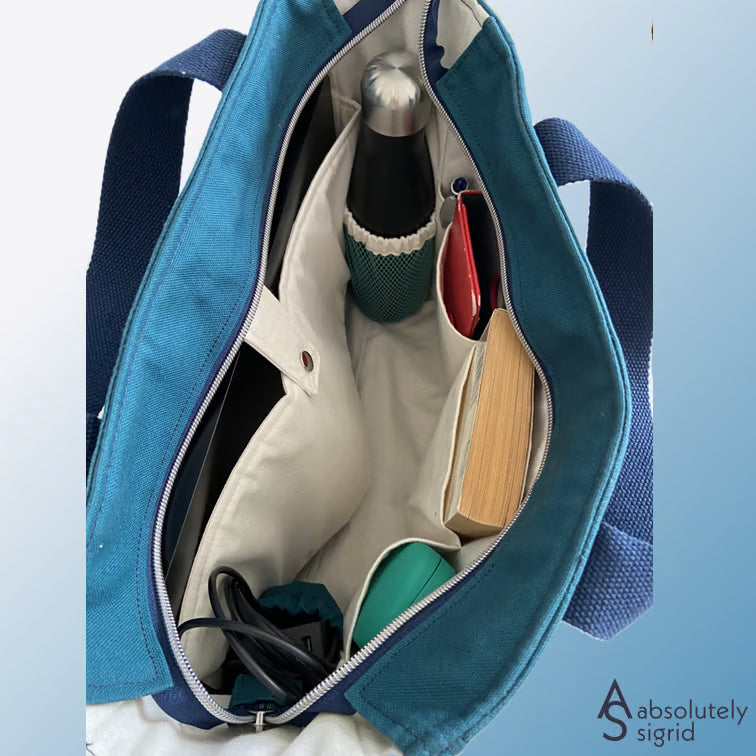 Absolutely Sigrid - Horizon (laptop)tas - papieren patroon