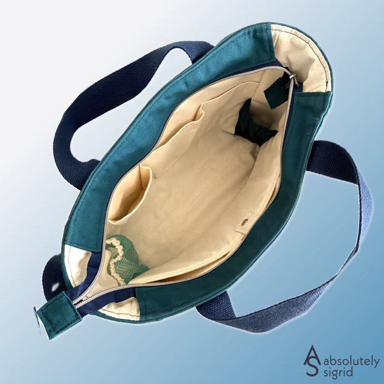 Absolutely Sigrid - Horizon (laptop)tas - papieren patroon