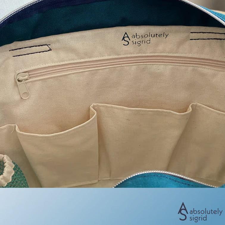 Absolutely Sigrid - Horizon (laptop)tas - papieren patroon