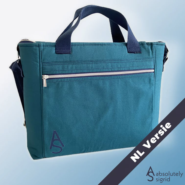 Absolutely Sigrid - Horizon (laptop)tas - papieren patroon