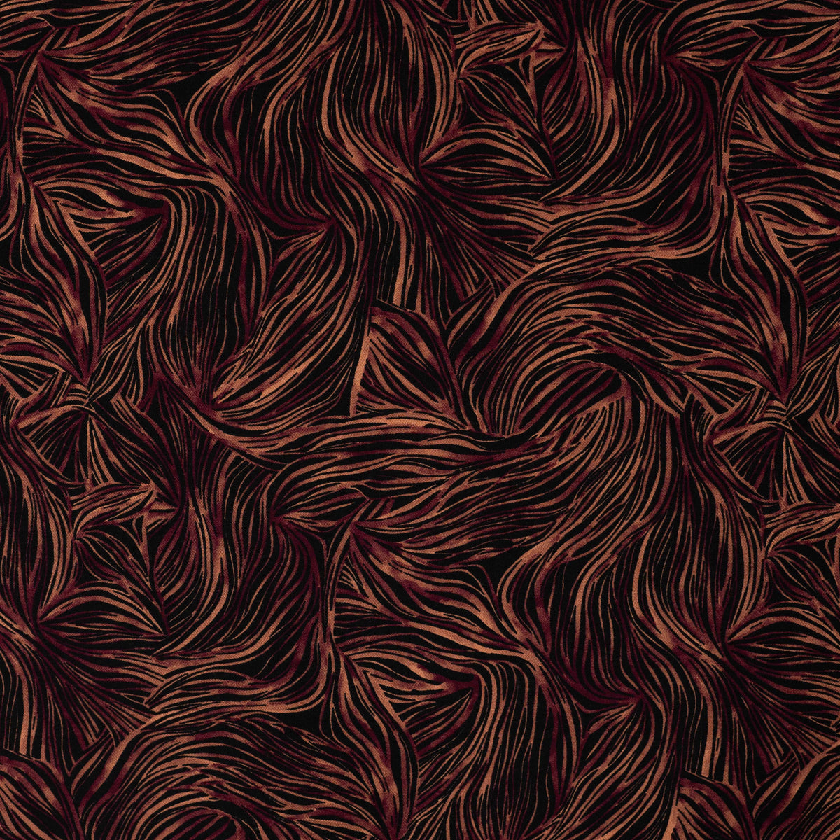Viscose twill abstract wijnrood