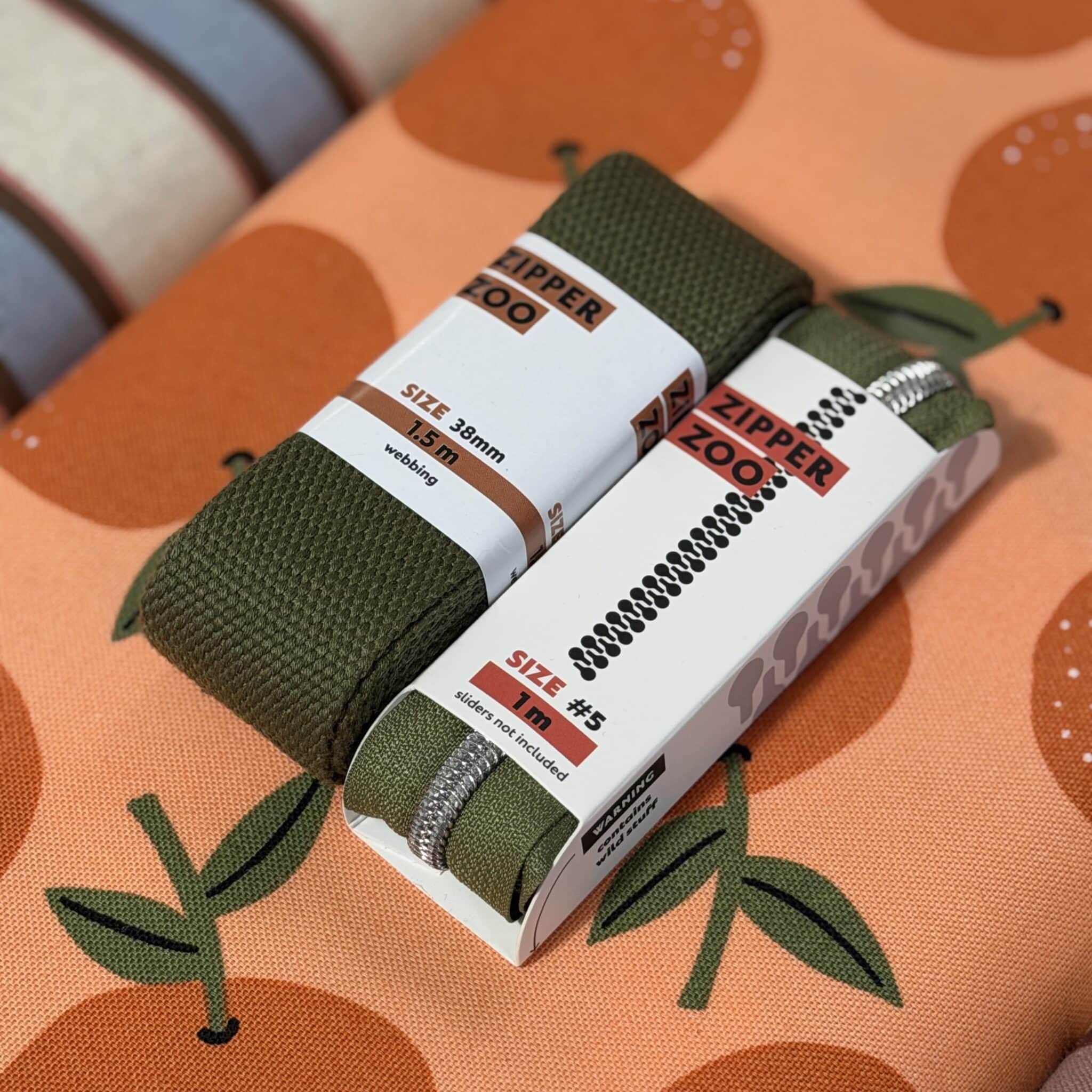 Pakket strandtas + etui sinaasappels mossy