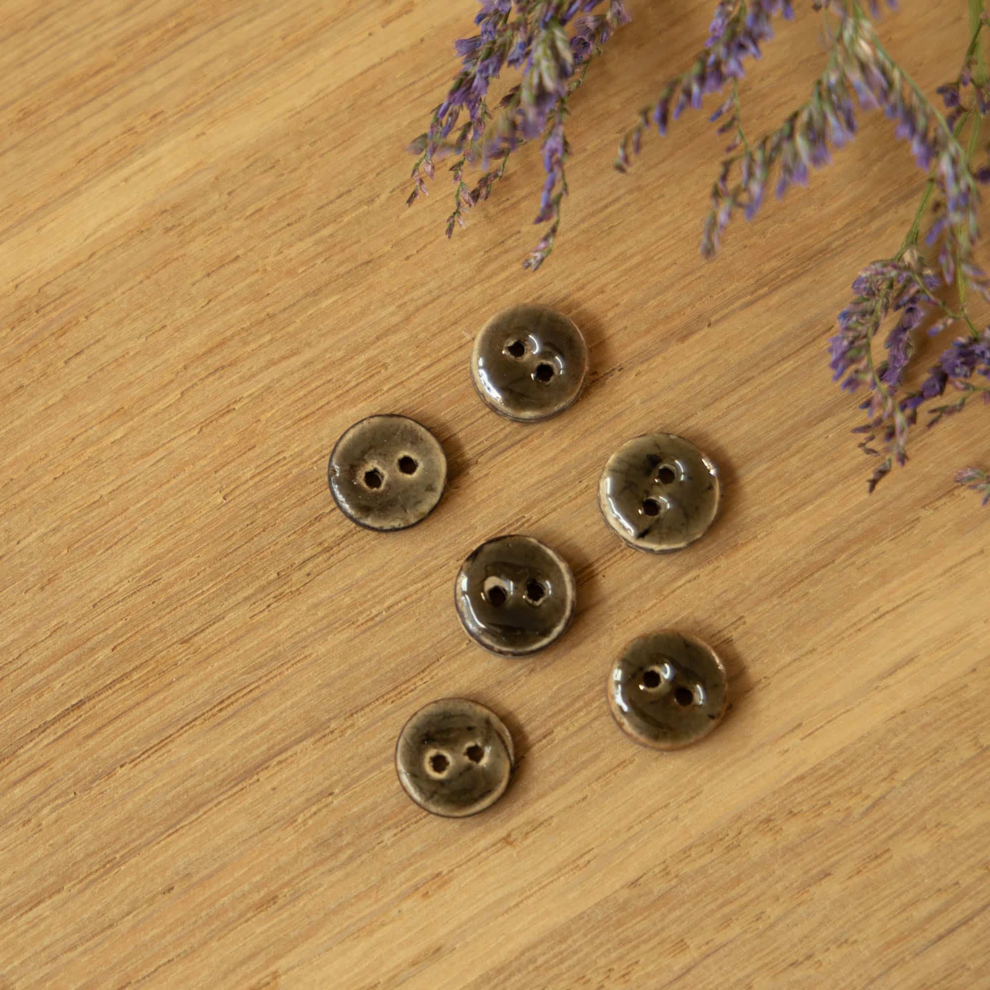 Parelmoer knoop 10mm