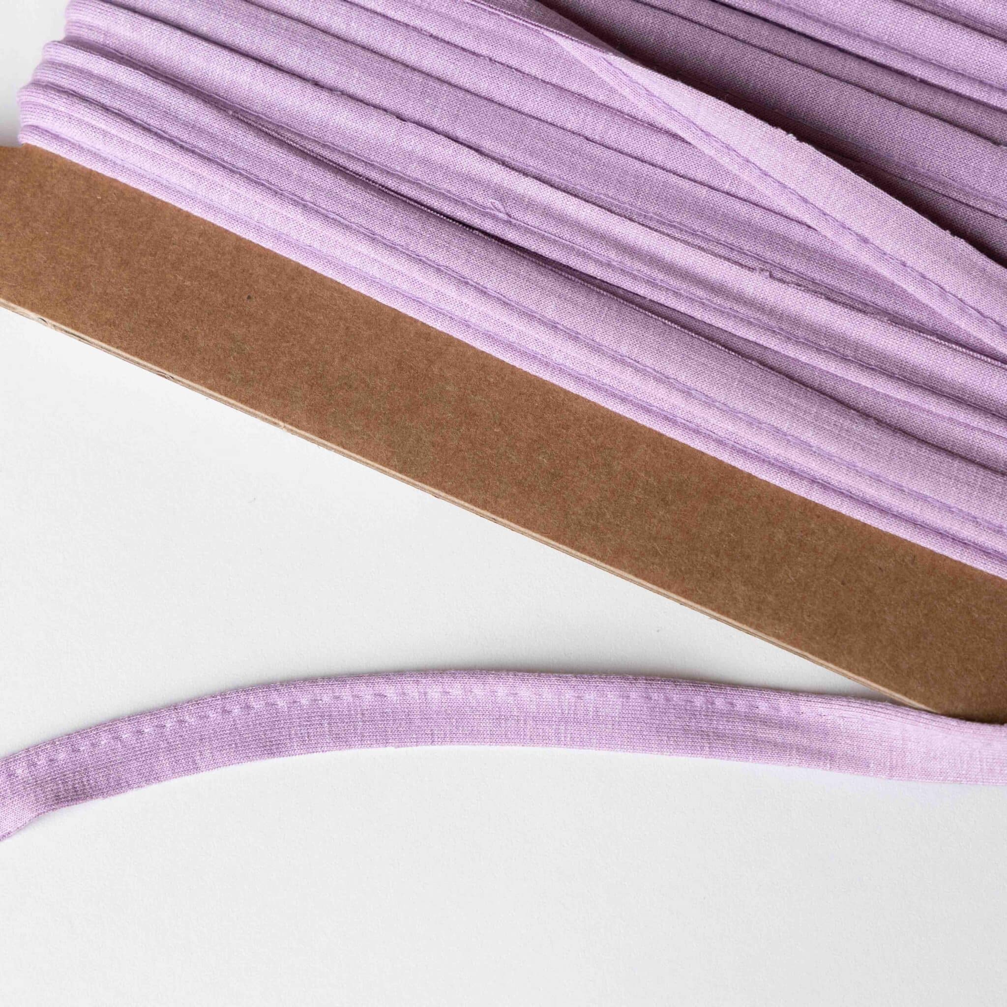 Paspelband jersey 3mm lila/mauve (680)