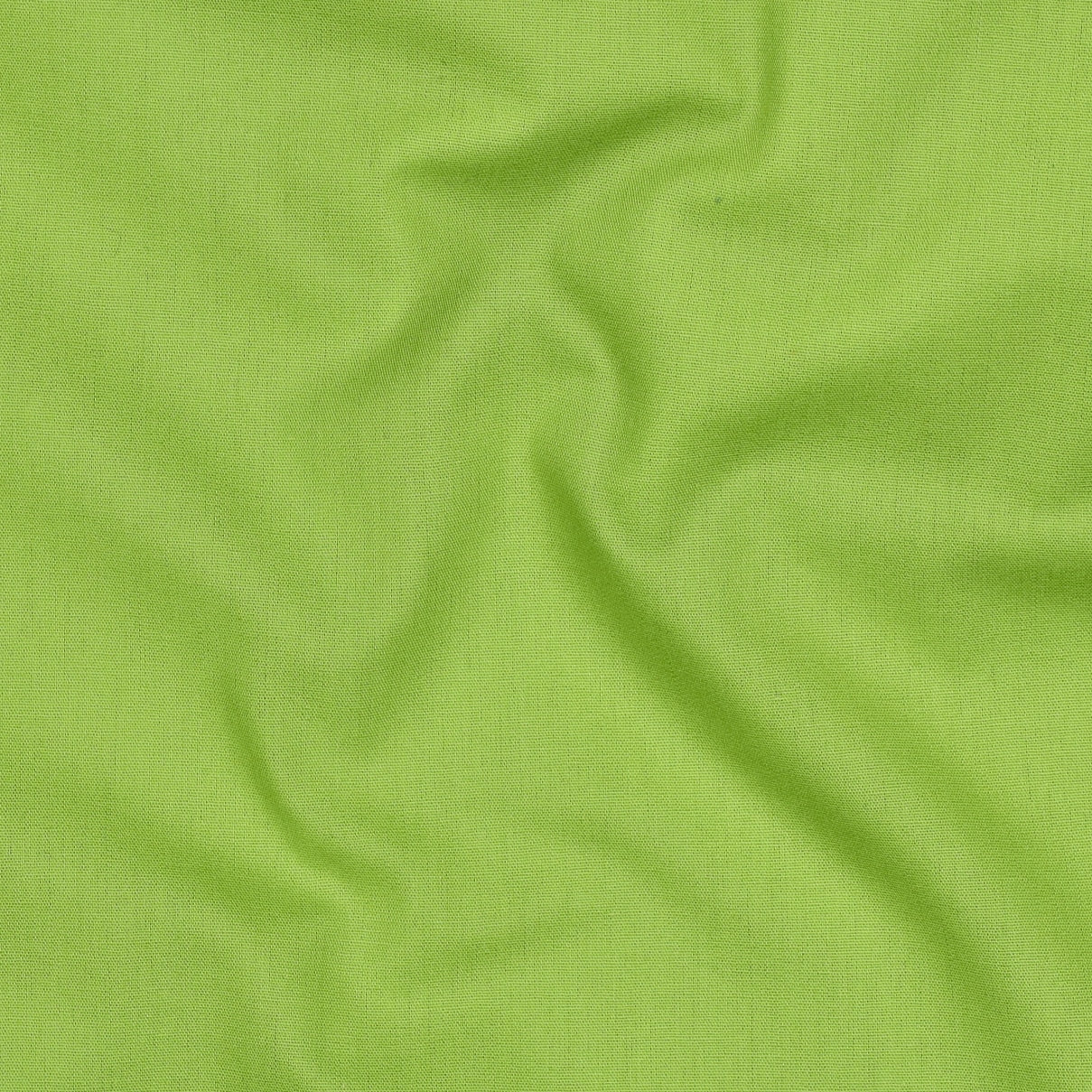 Poplin uni lime