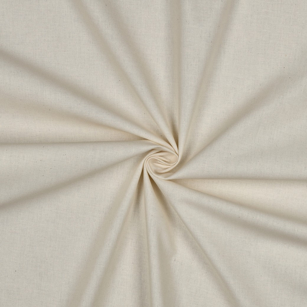 Poplin uni naturel
