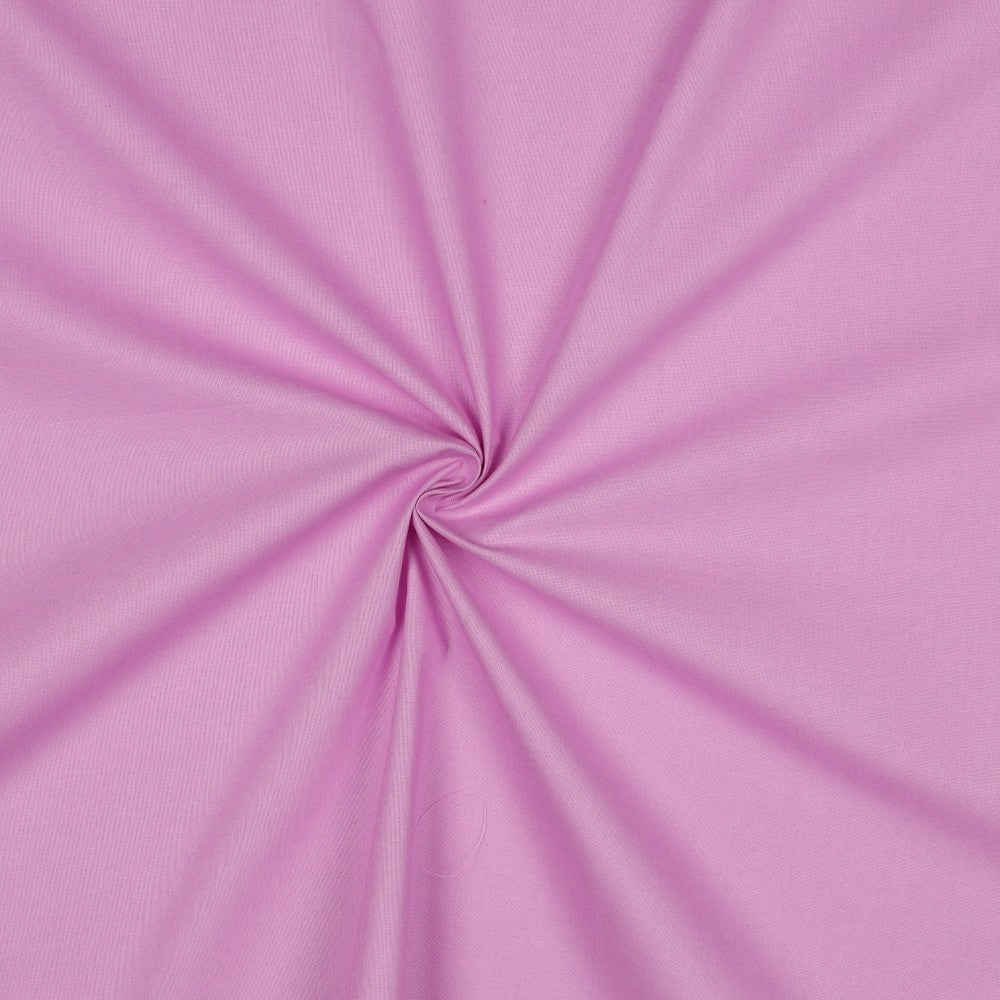 Poplin uni roze/lila