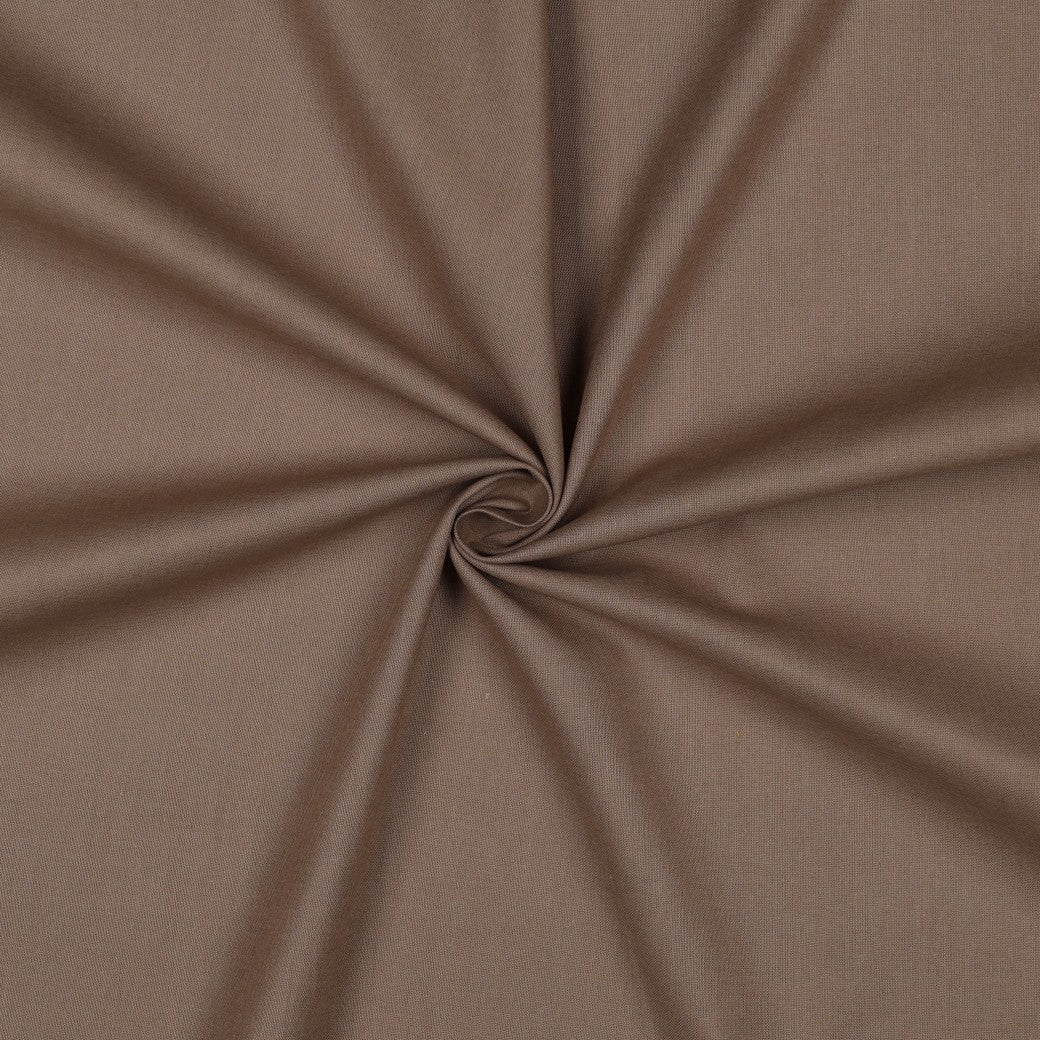 Poplin uni taupe