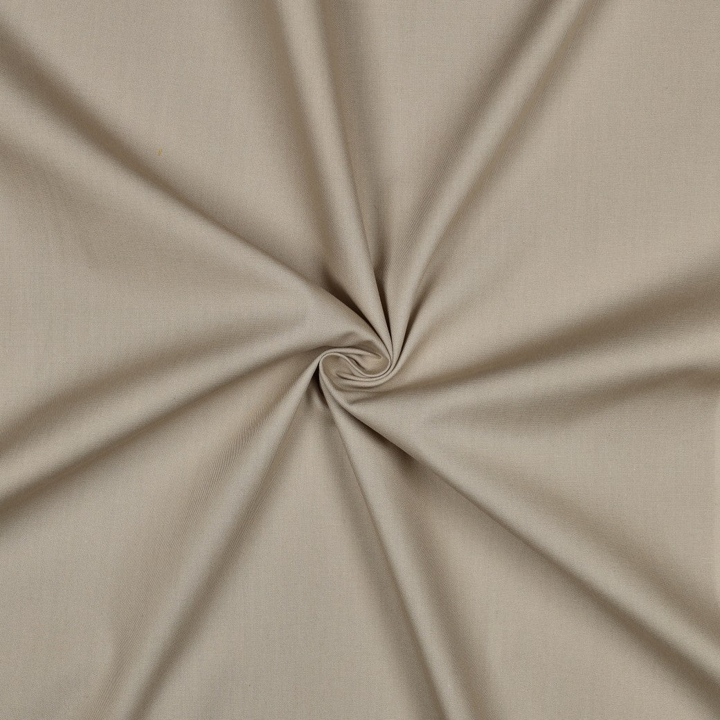 Poplin uni zand