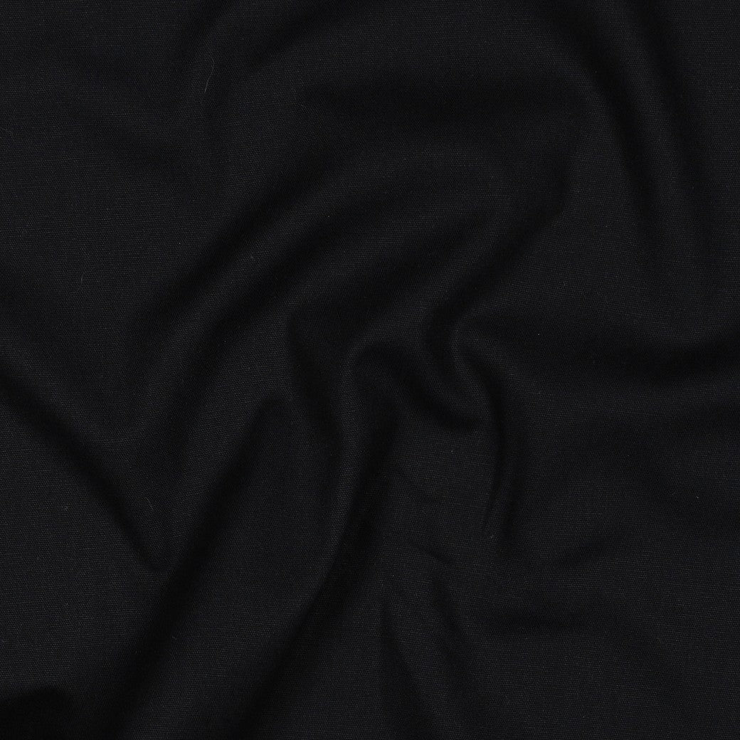 Poplin uni zwart