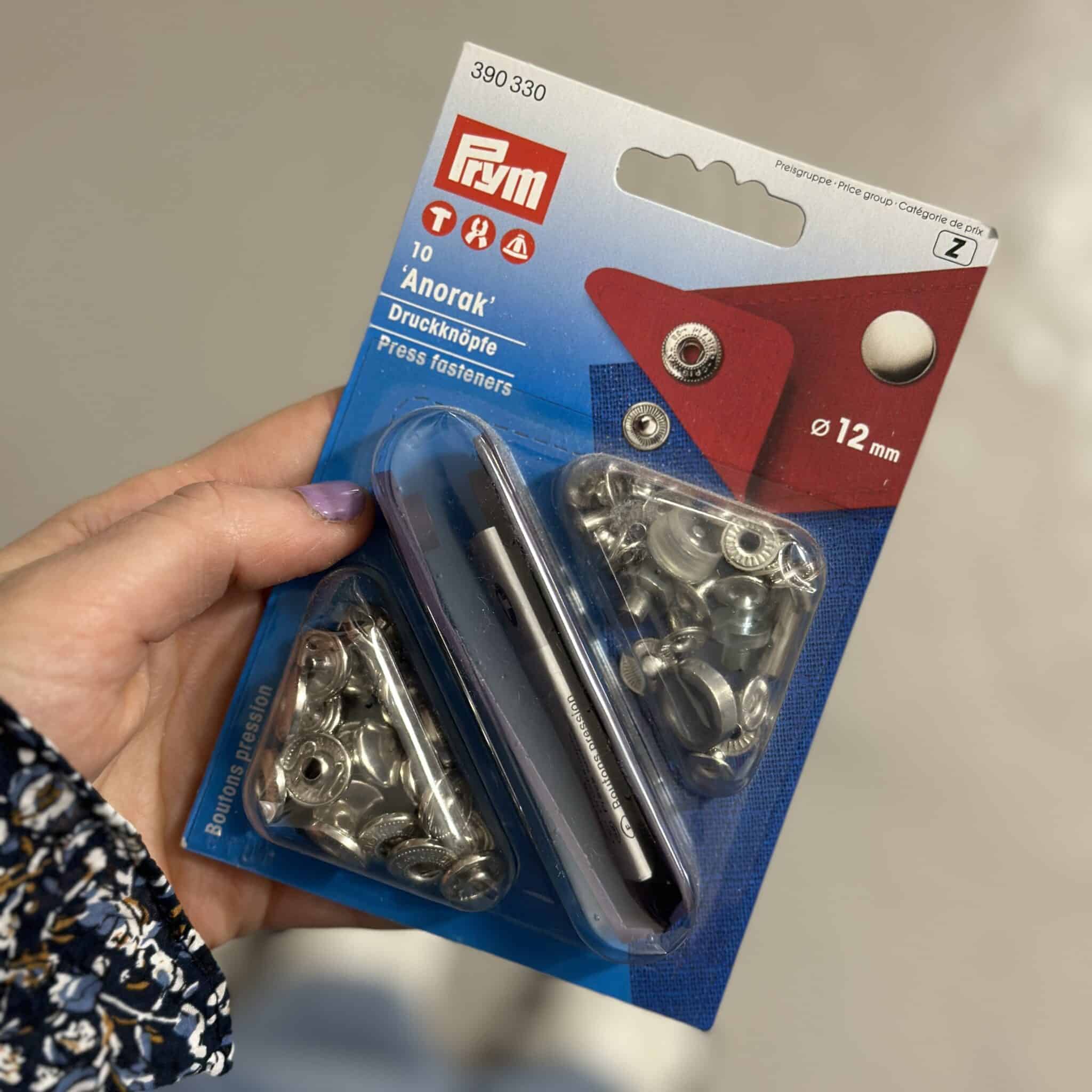 Prym Anorak drukknopen - 12 MM - Zilver