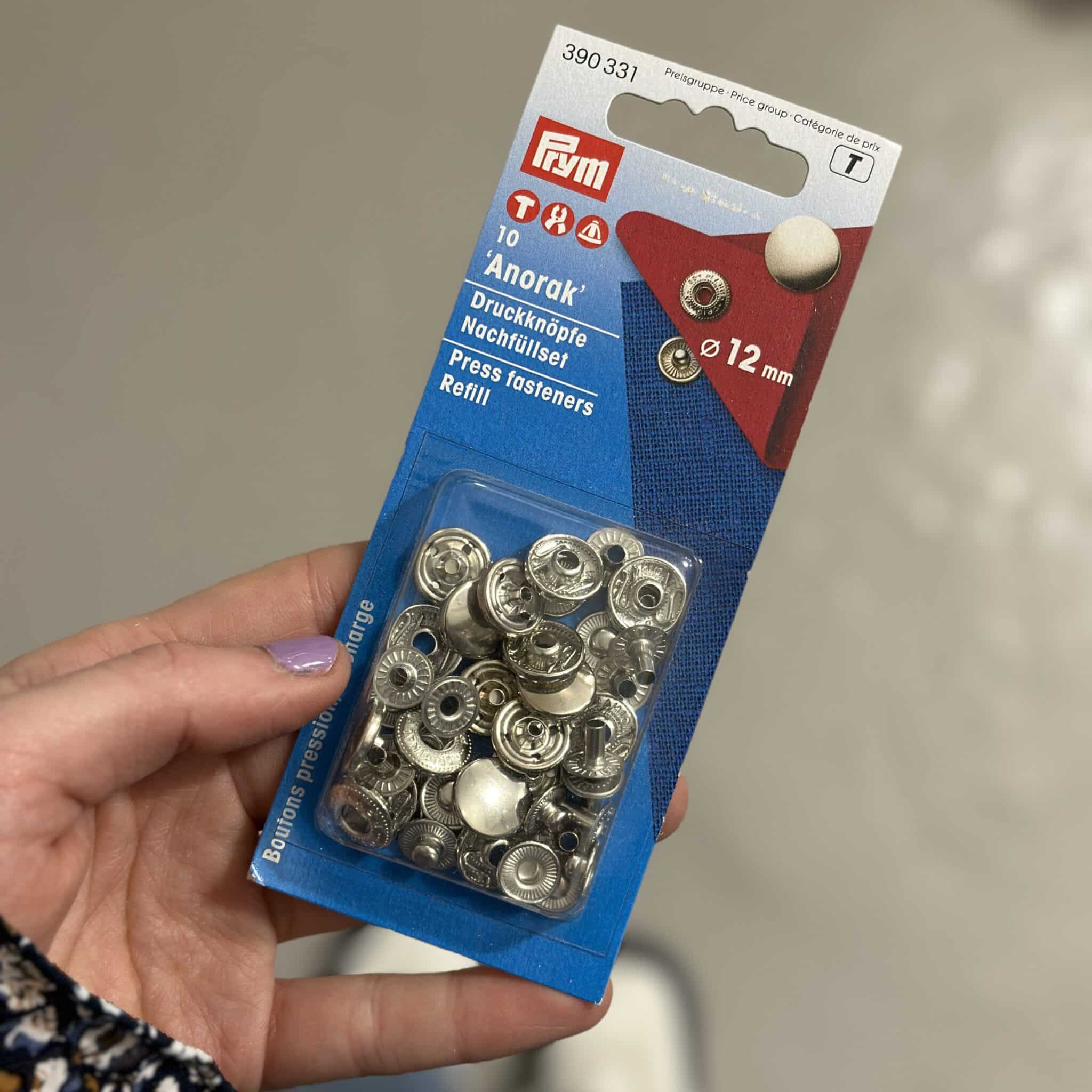 Prym Anorak Navul - 12 MM - Zilveren kap