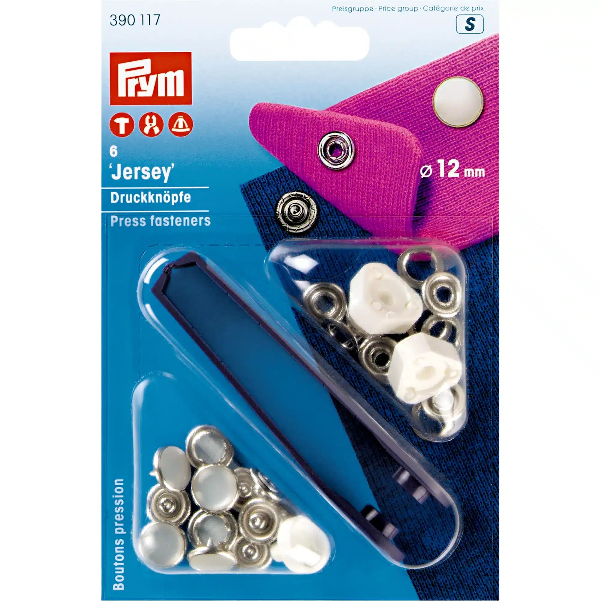 Prym Jersey Drukknopen - 12 MM - Parelmoer