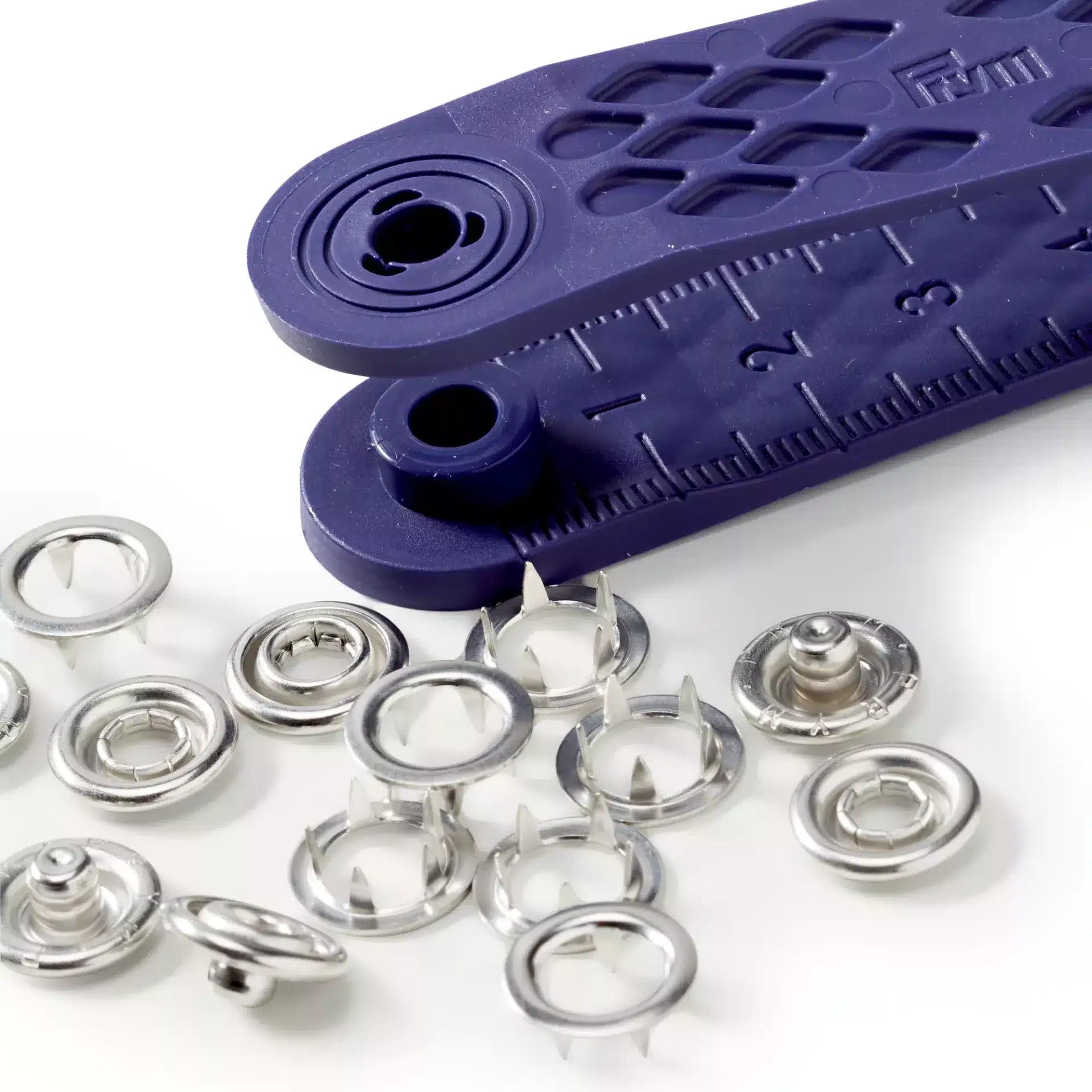 Prym - Jersey Drukknopen Open Ring - 10 MM - Zilver