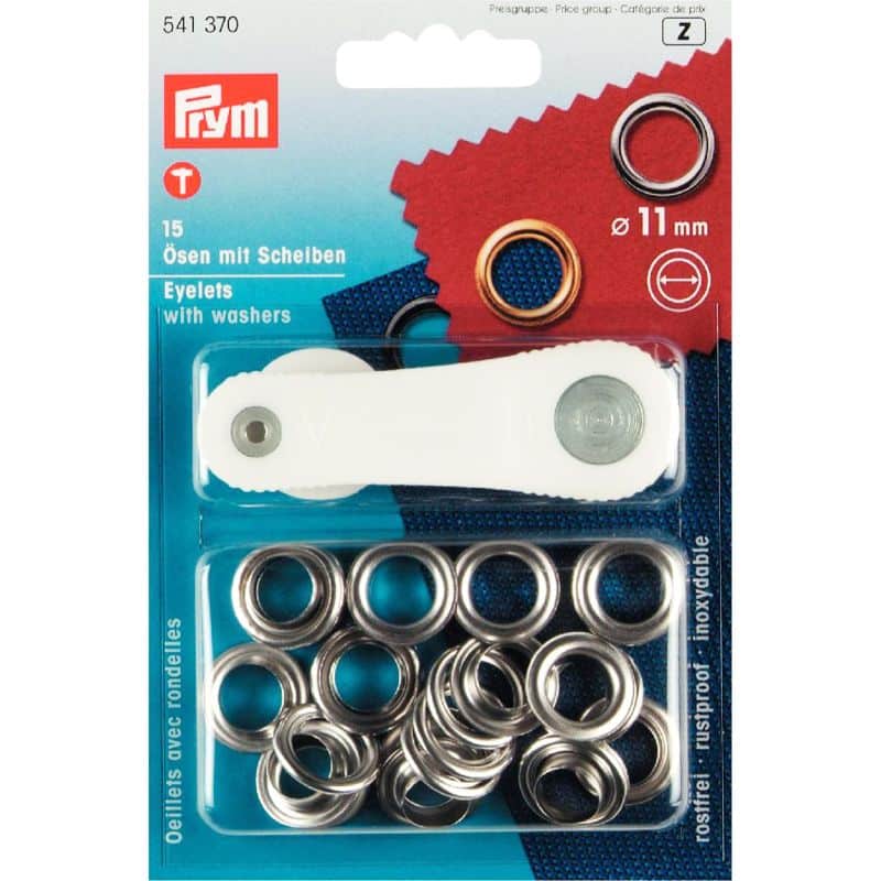 Prym Nestelringen - 11 MM - Zilver