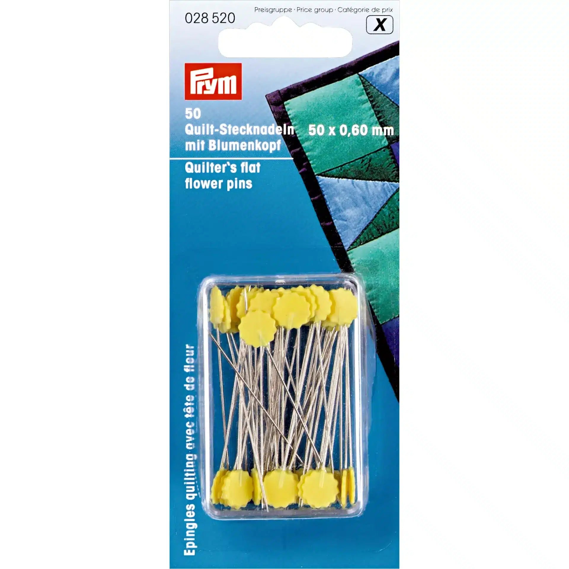 Prym quiltspelden met bloem