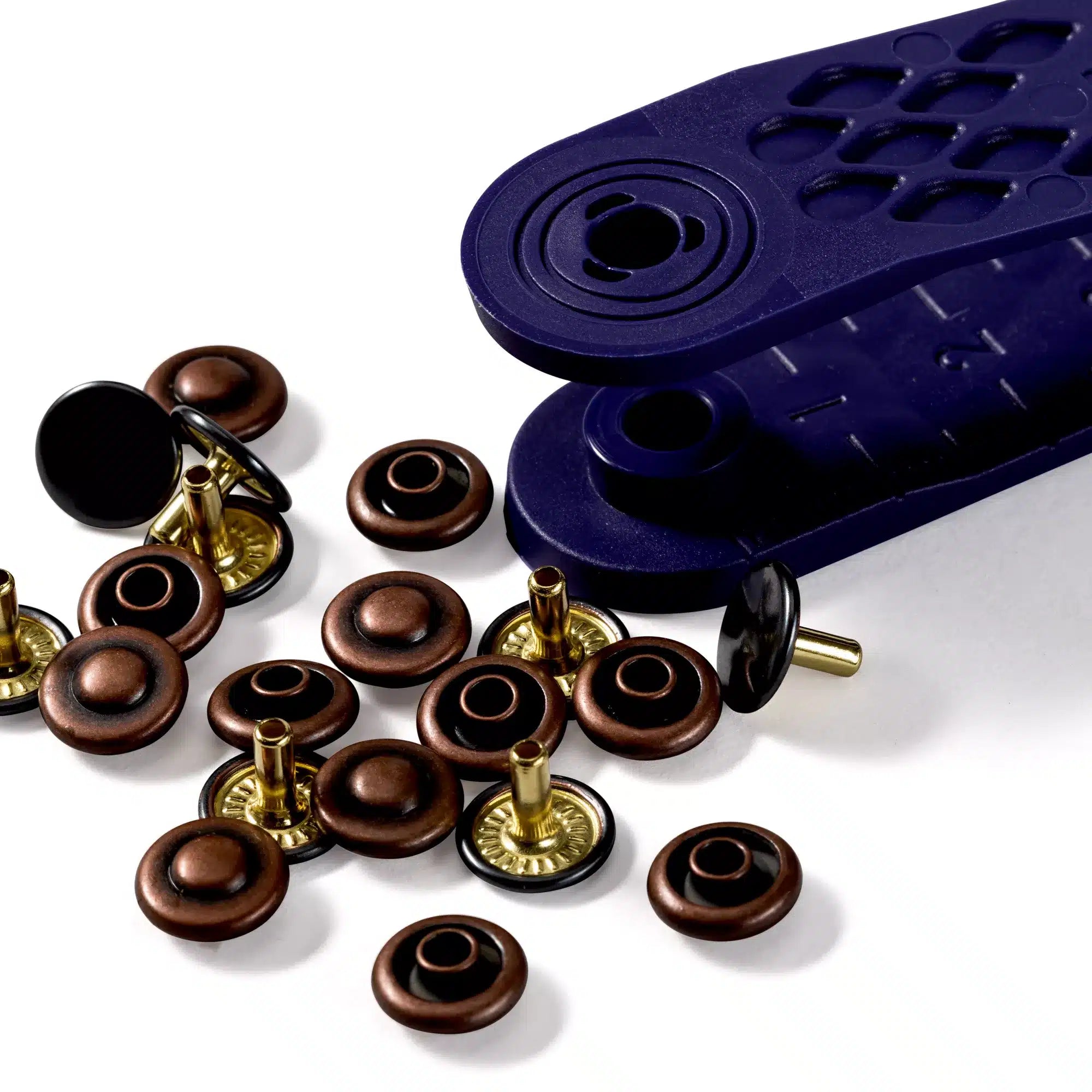 Prym - Rivet/nieten - 9MM - brons/zwart