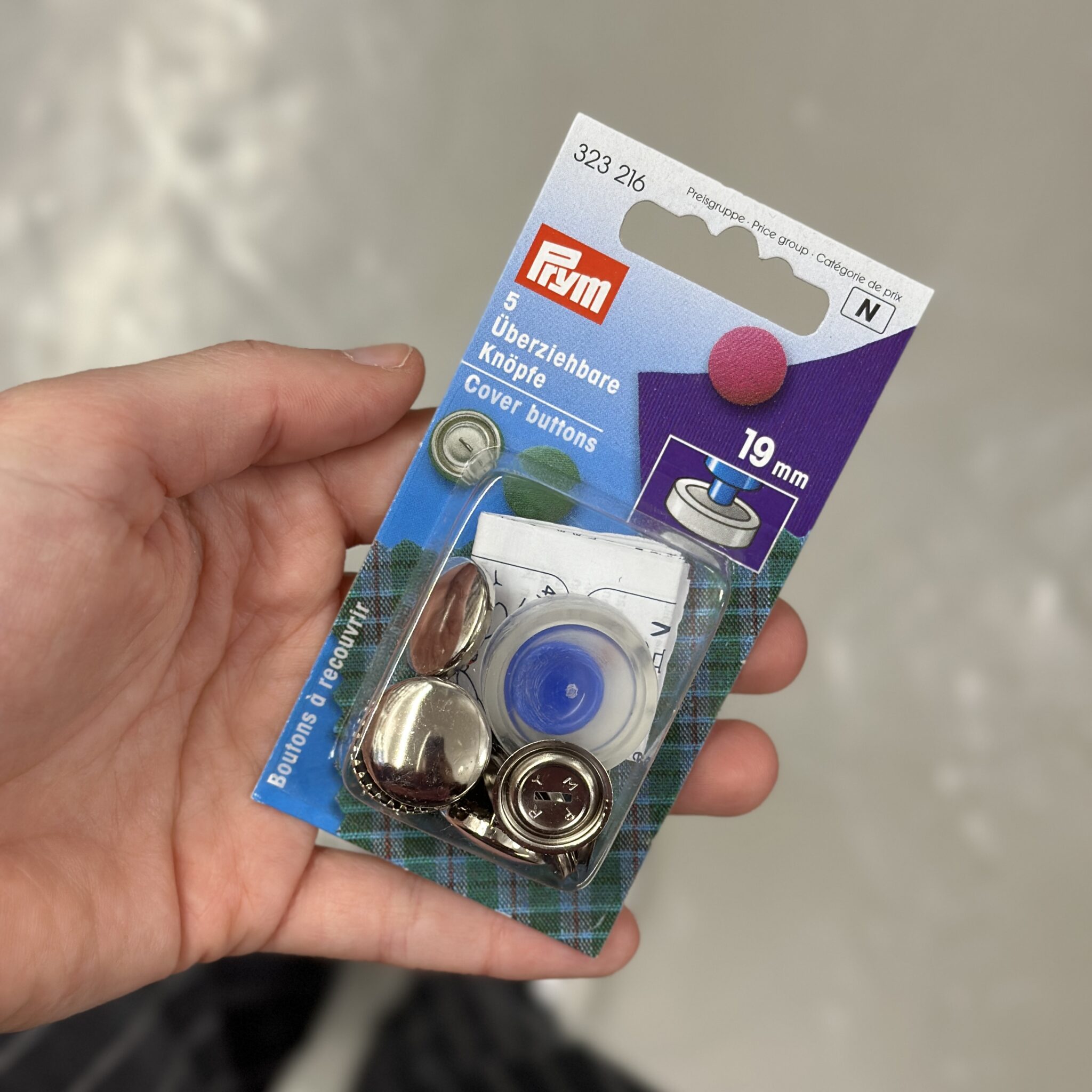 Prym stofknopen - 19mm - 5 stuks