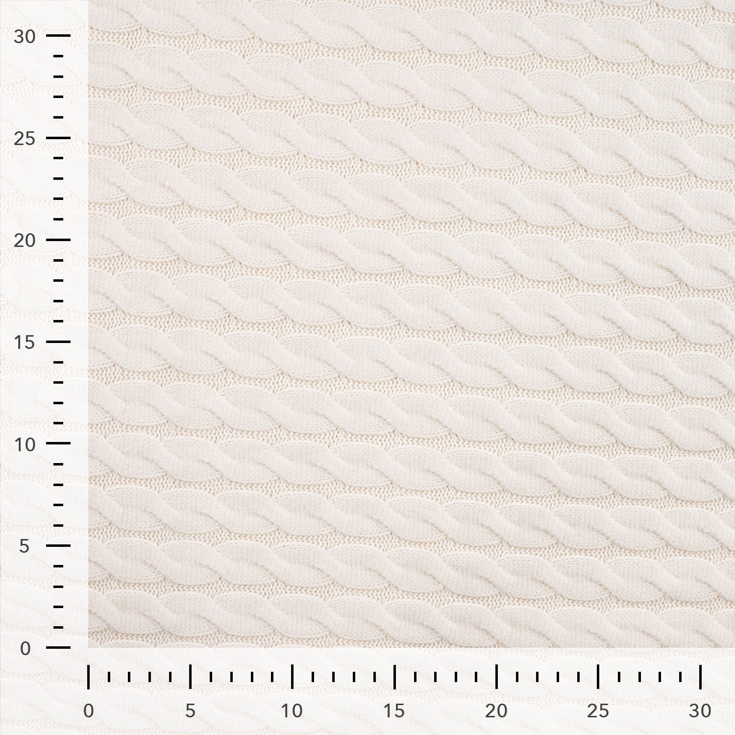 Qjutie - Gebreide kabel offwhite