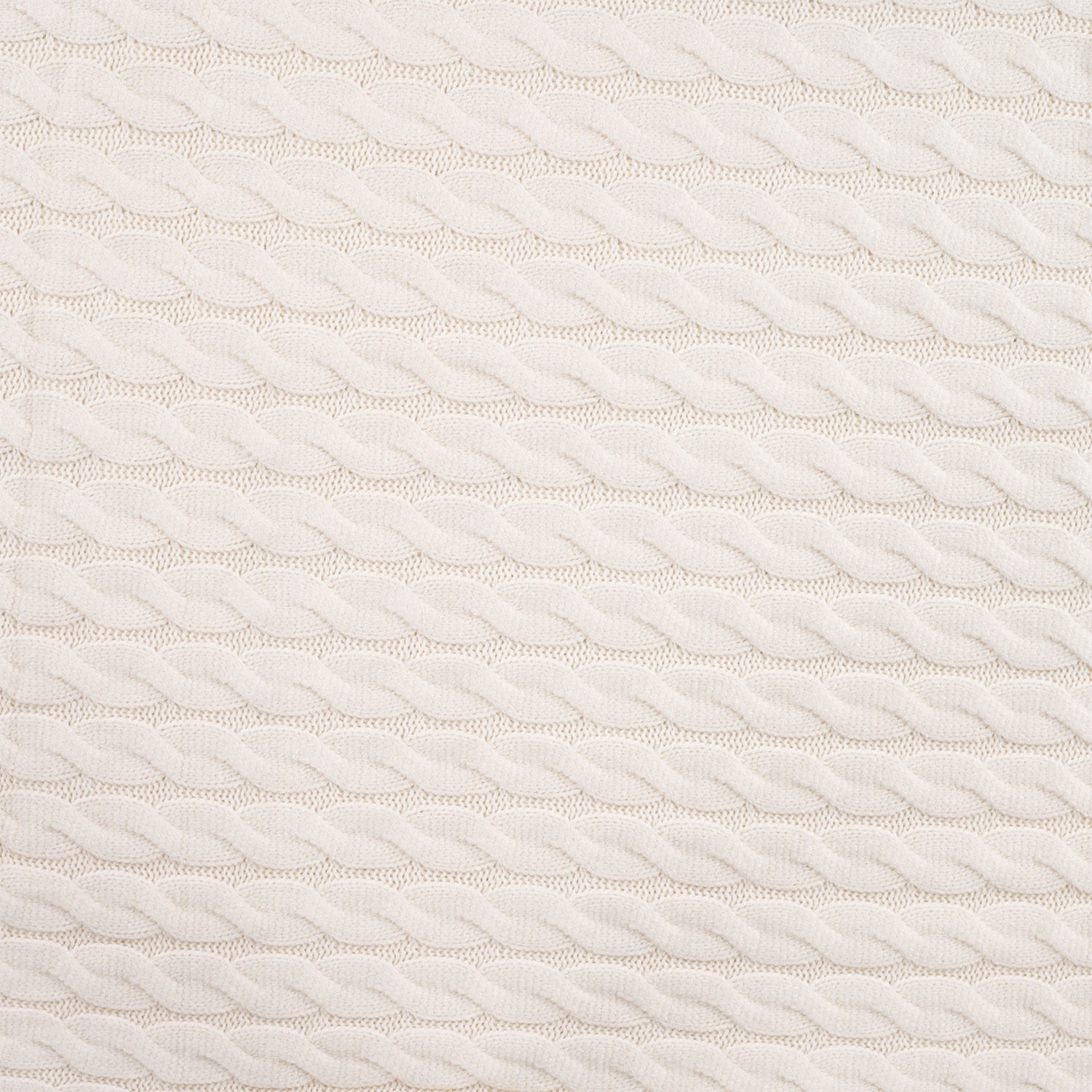 Qjutie - Gebreide kabel offwhite