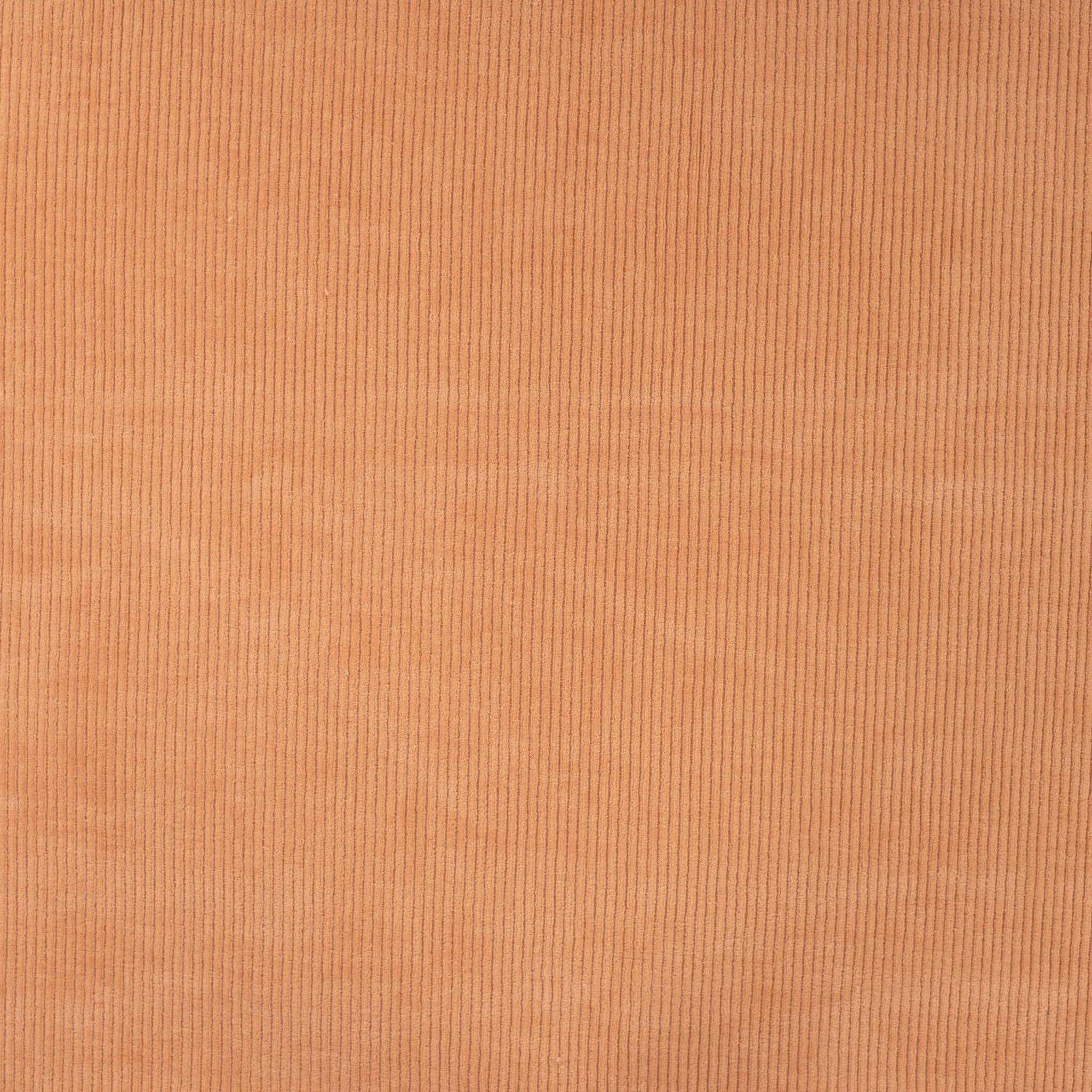Qjutie - Rib jersey velours zalmroze