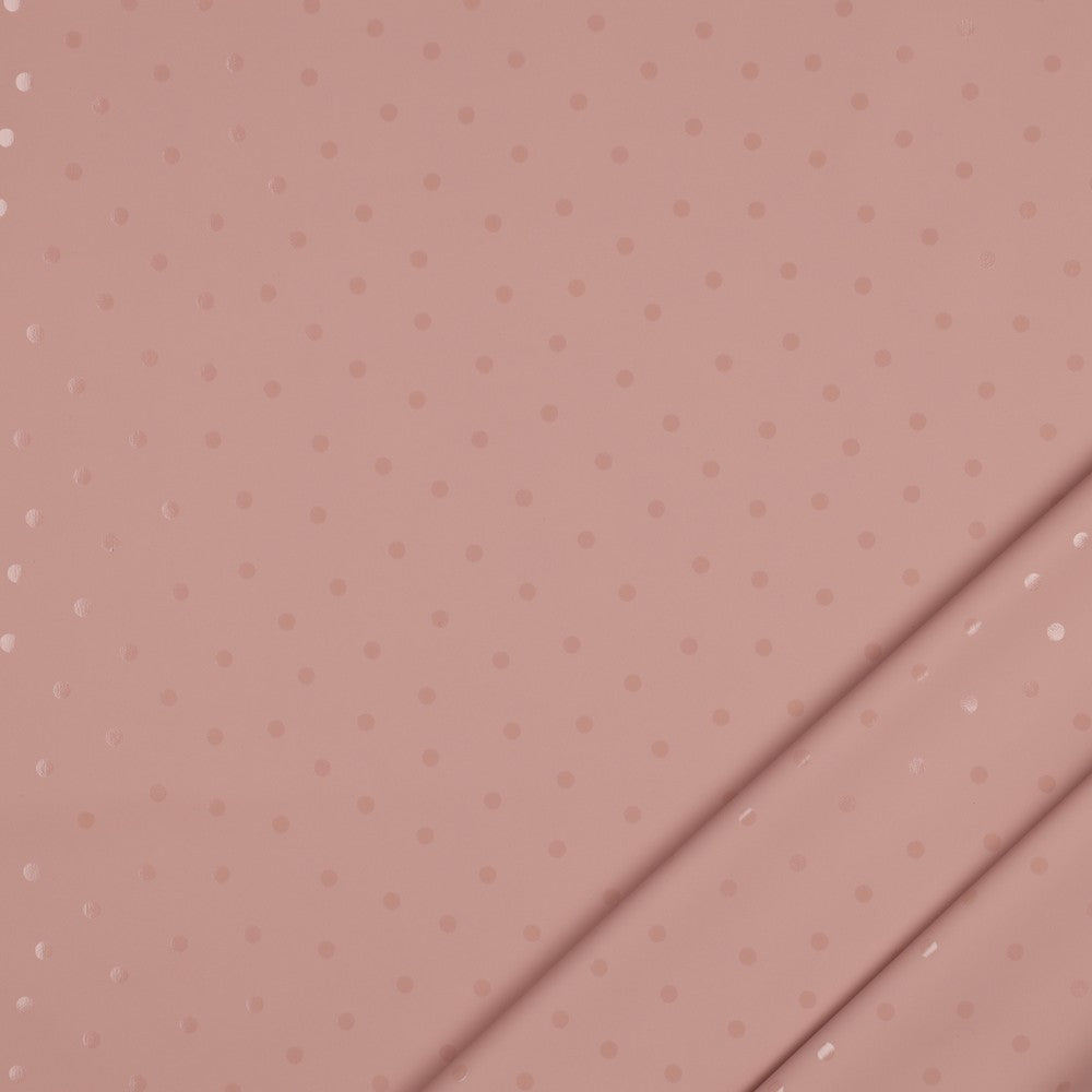 Raincoat stippen roze