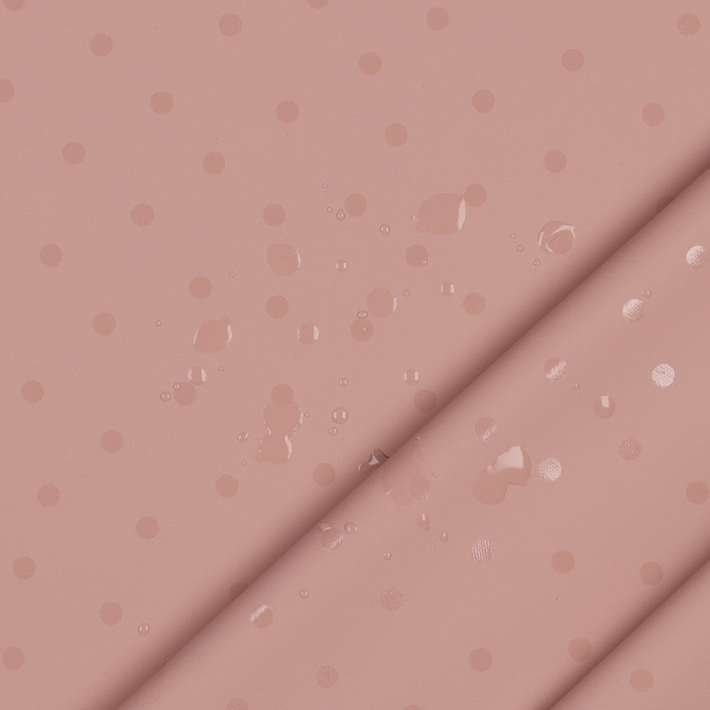 Raincoat stippen roze