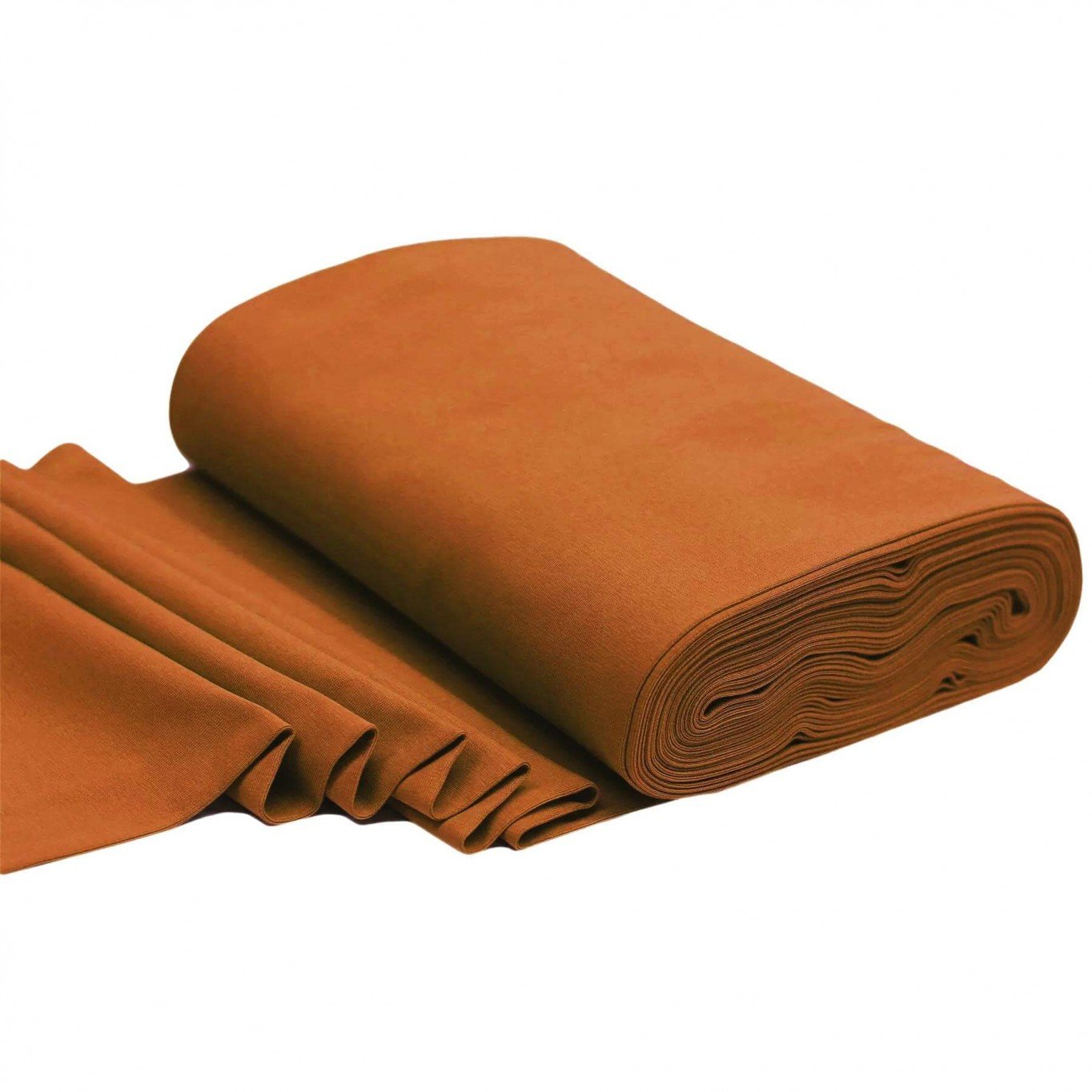 Rib cuff/boordstof cognac (50cm)