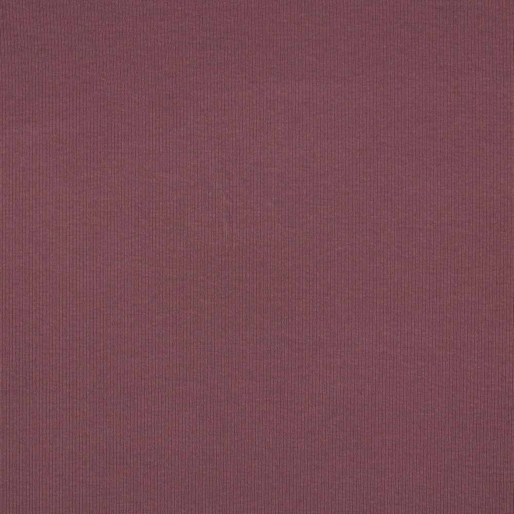 Rib jersey aubergine
