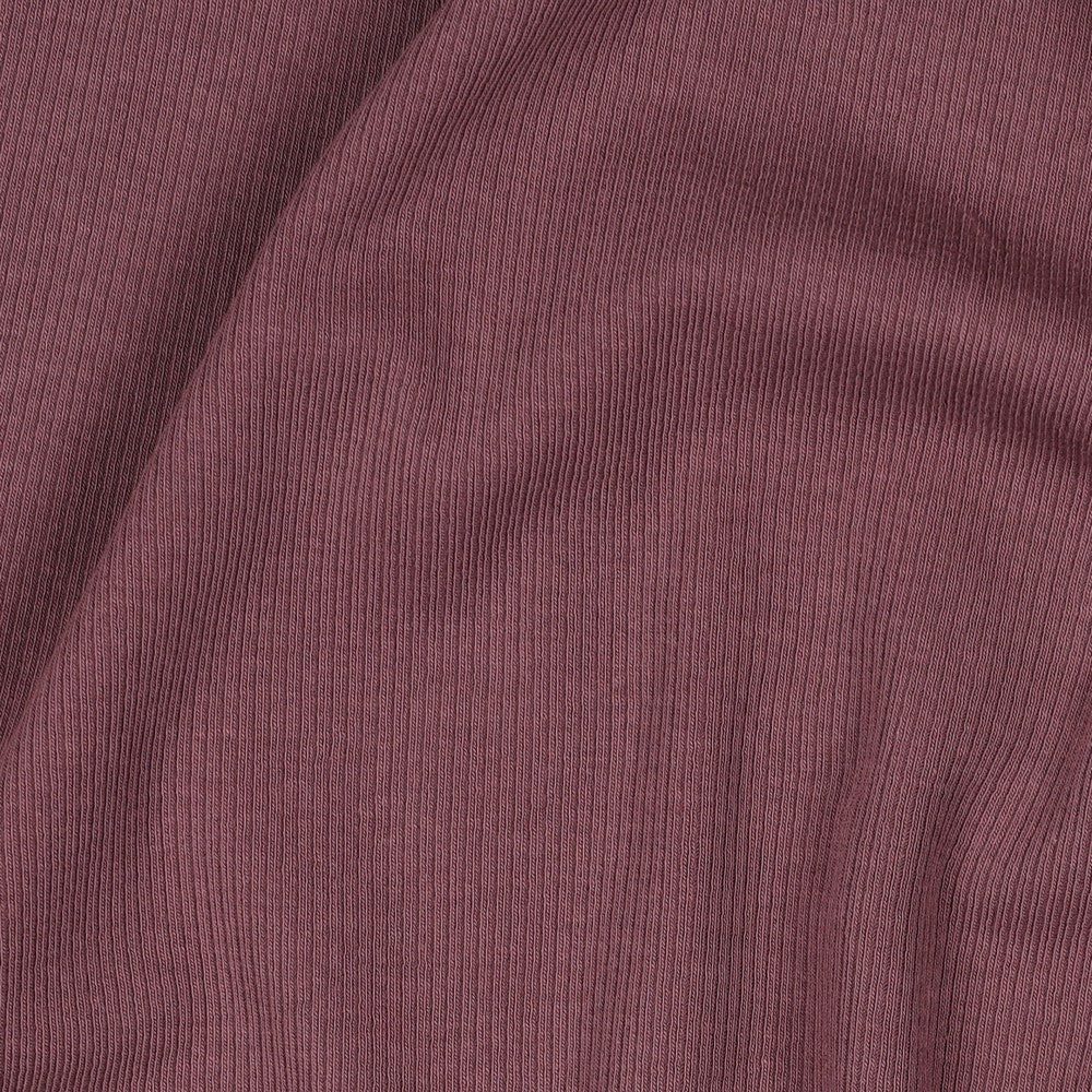 Rib jersey aubergine