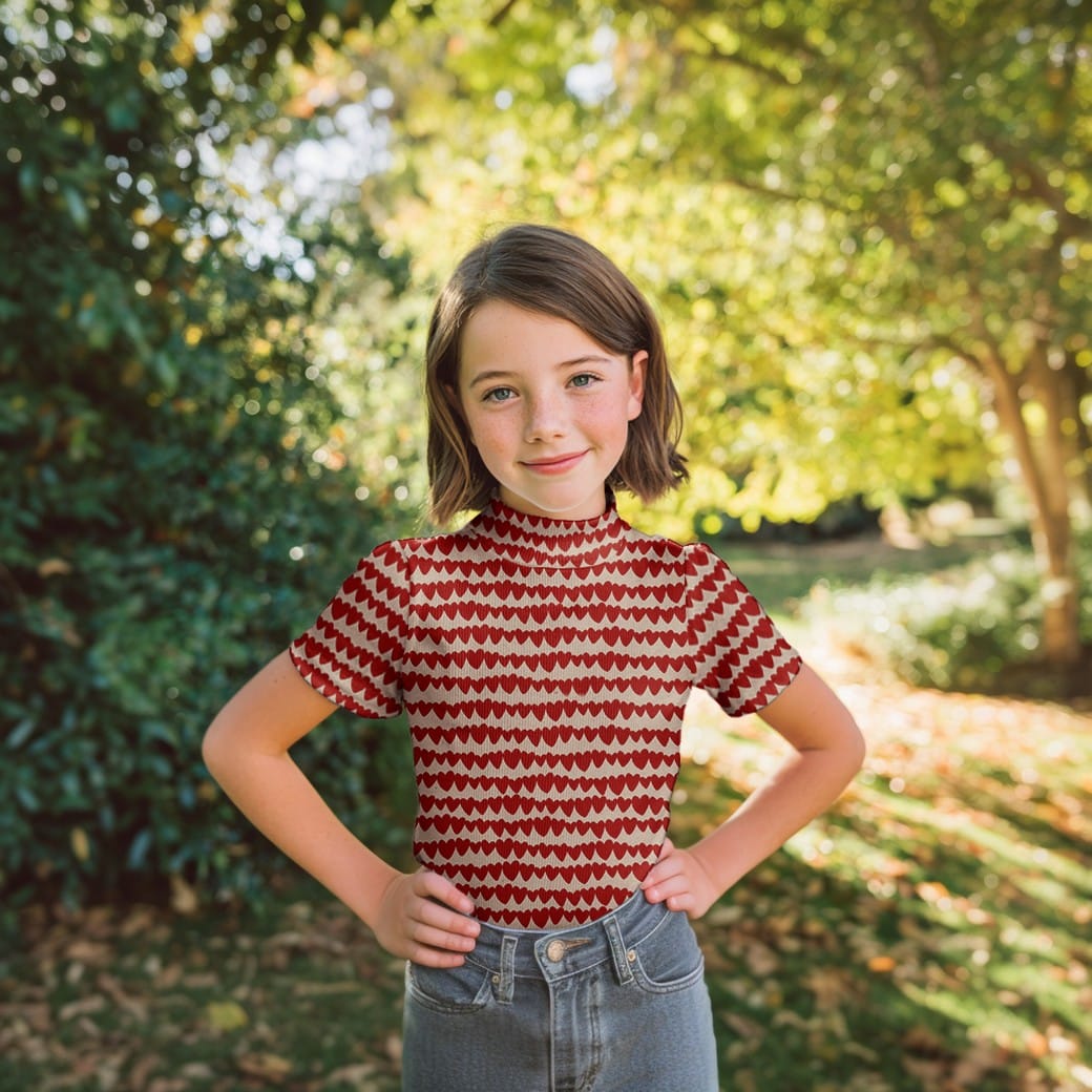 Rib jersey organic harten naturel