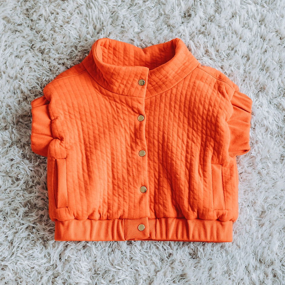 See You at Six - Matelassé tricot vlamrood