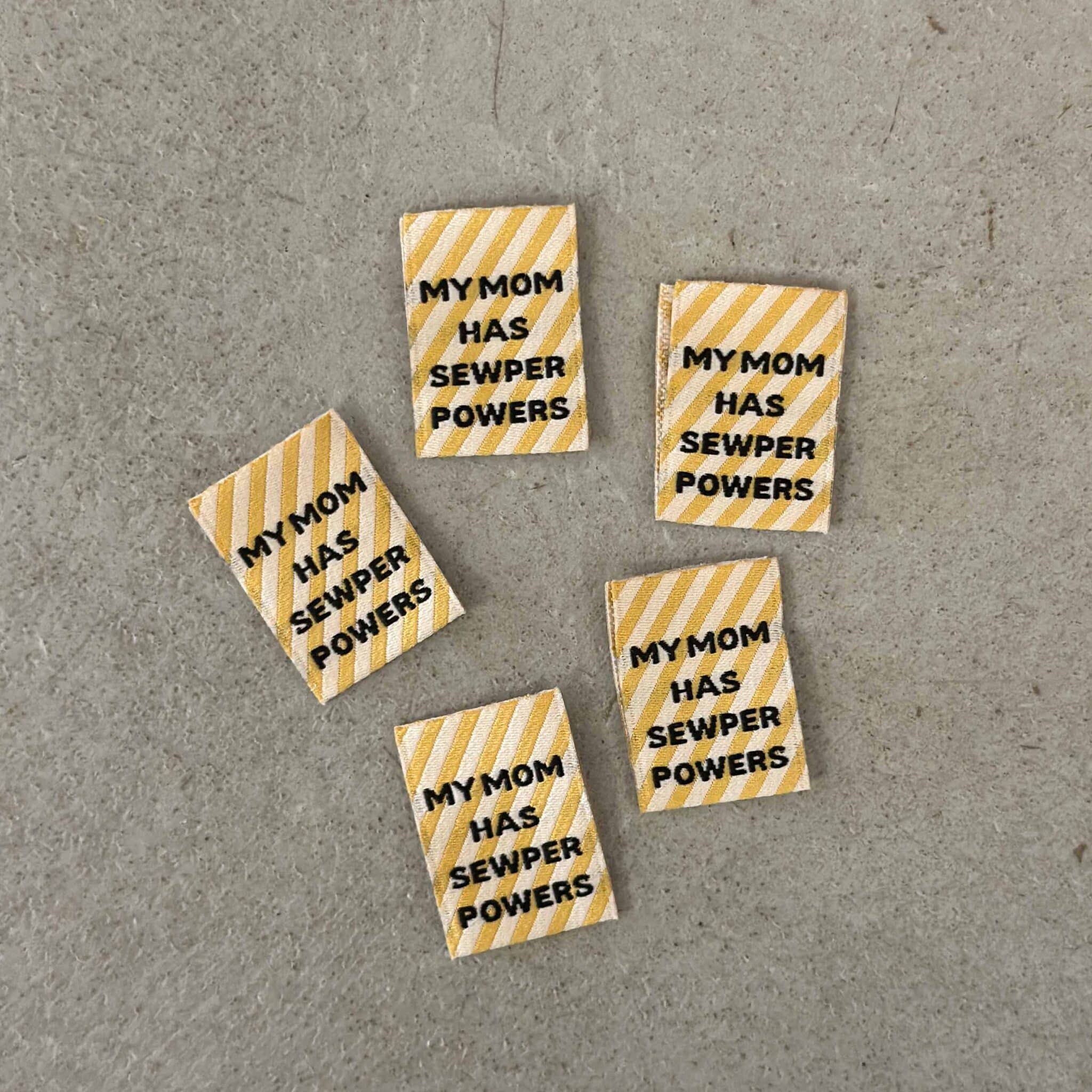 Sewnique - My mom has sewperpowers (5 stuks)